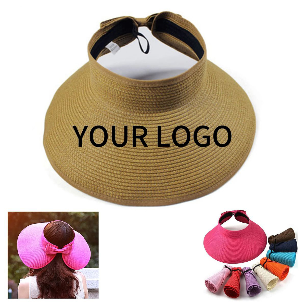 Paper Nylon Sun Visor For Outdoor Sports