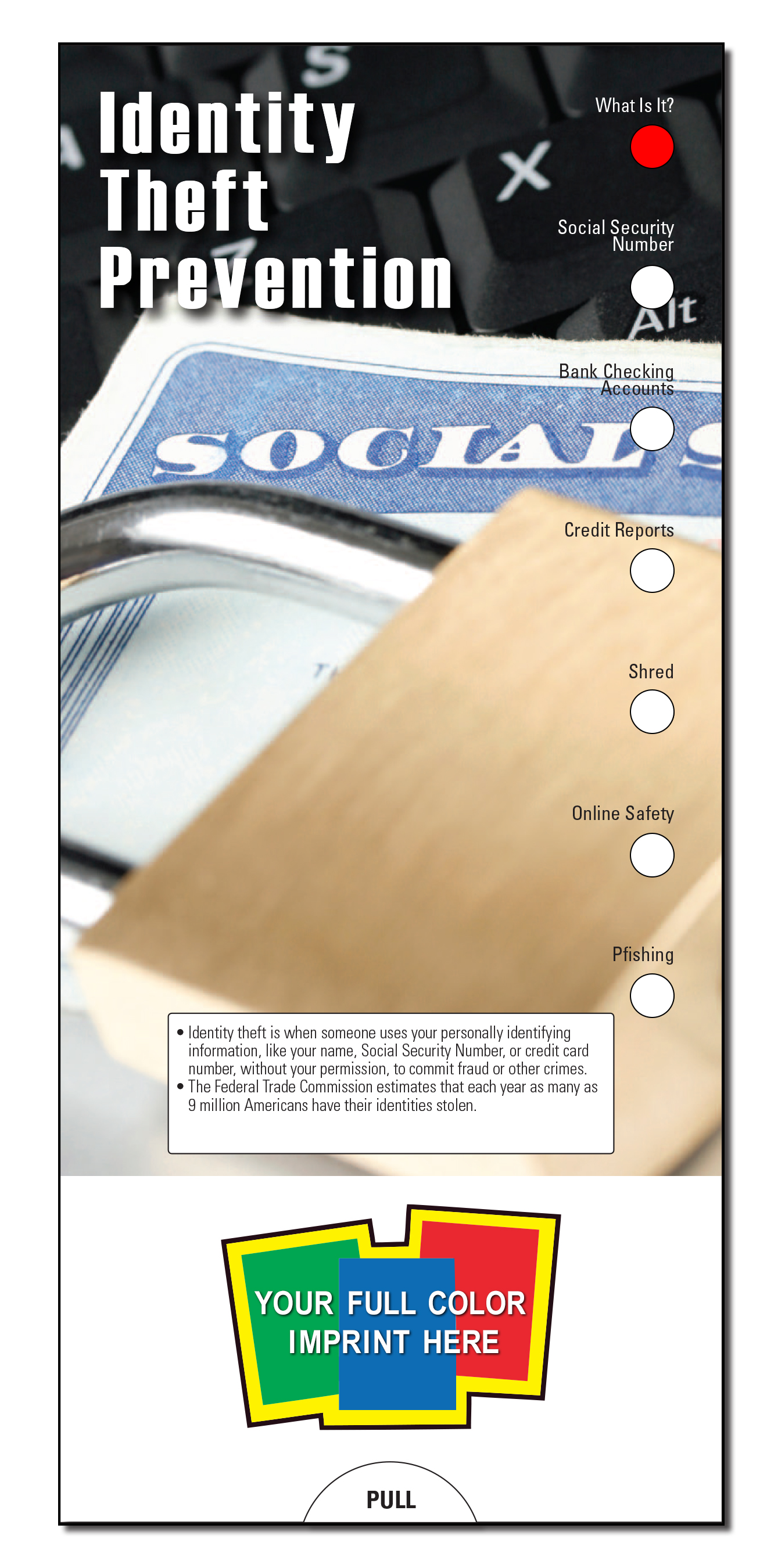 SLIDE CHART - Identity Theft Prevention Slide Chart