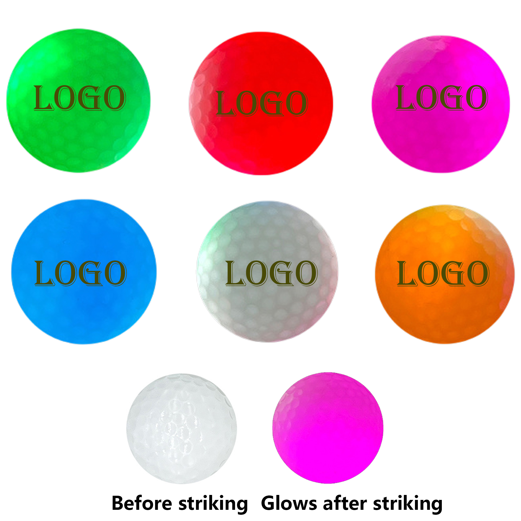 LED Golf Balls with Multi-Color Glow 4