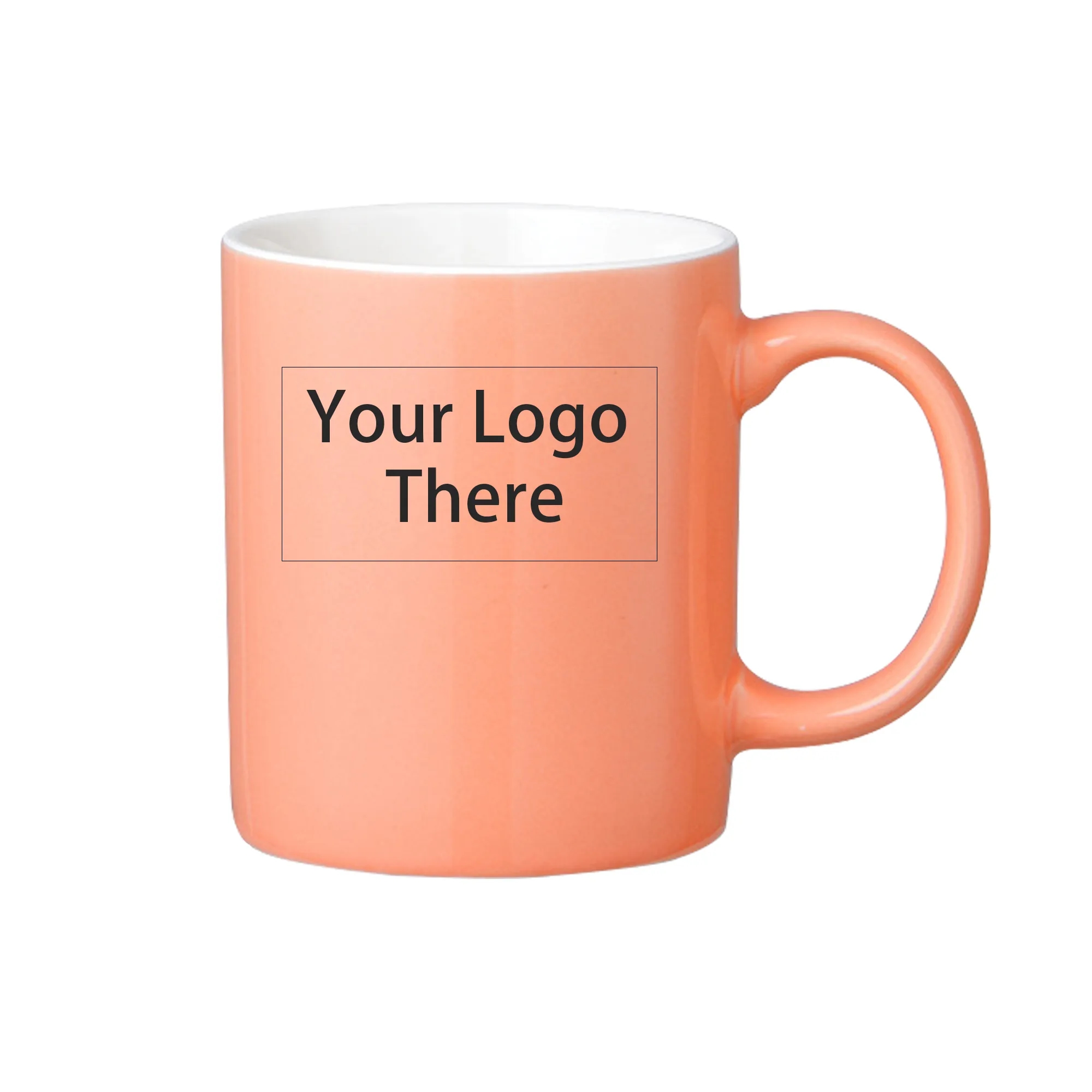 11.8OZ Classic Straight High-quality Ceramic Coca Coffee Mug 22