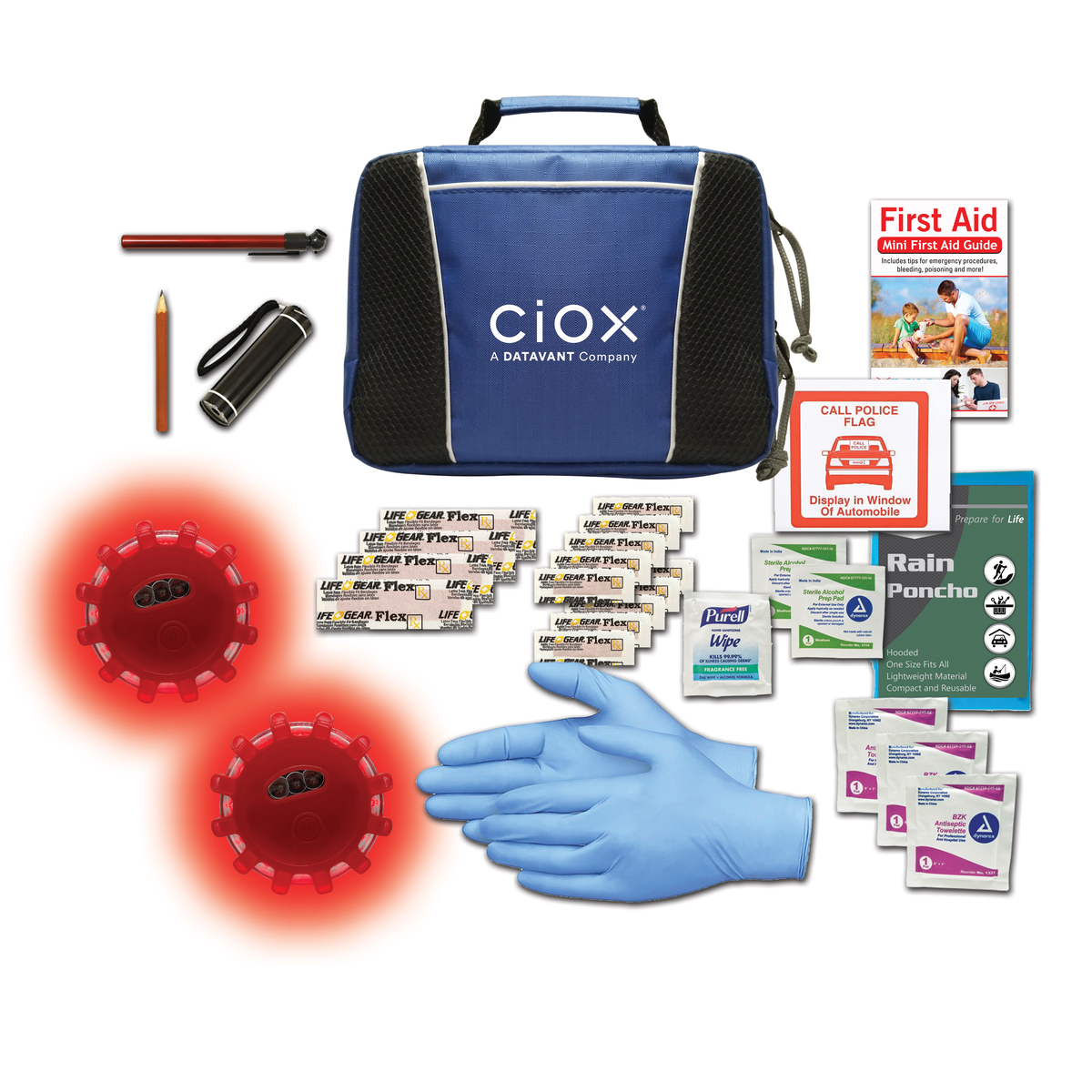 Hybrid Plus High Viz Emergency Auto Kit A1000 Safety Made