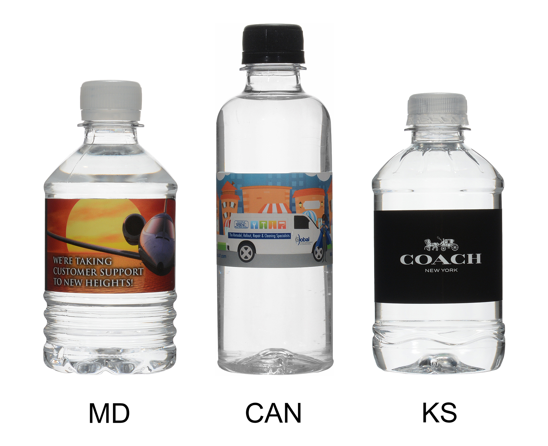Custom Label 10 oz Bottled Water 4