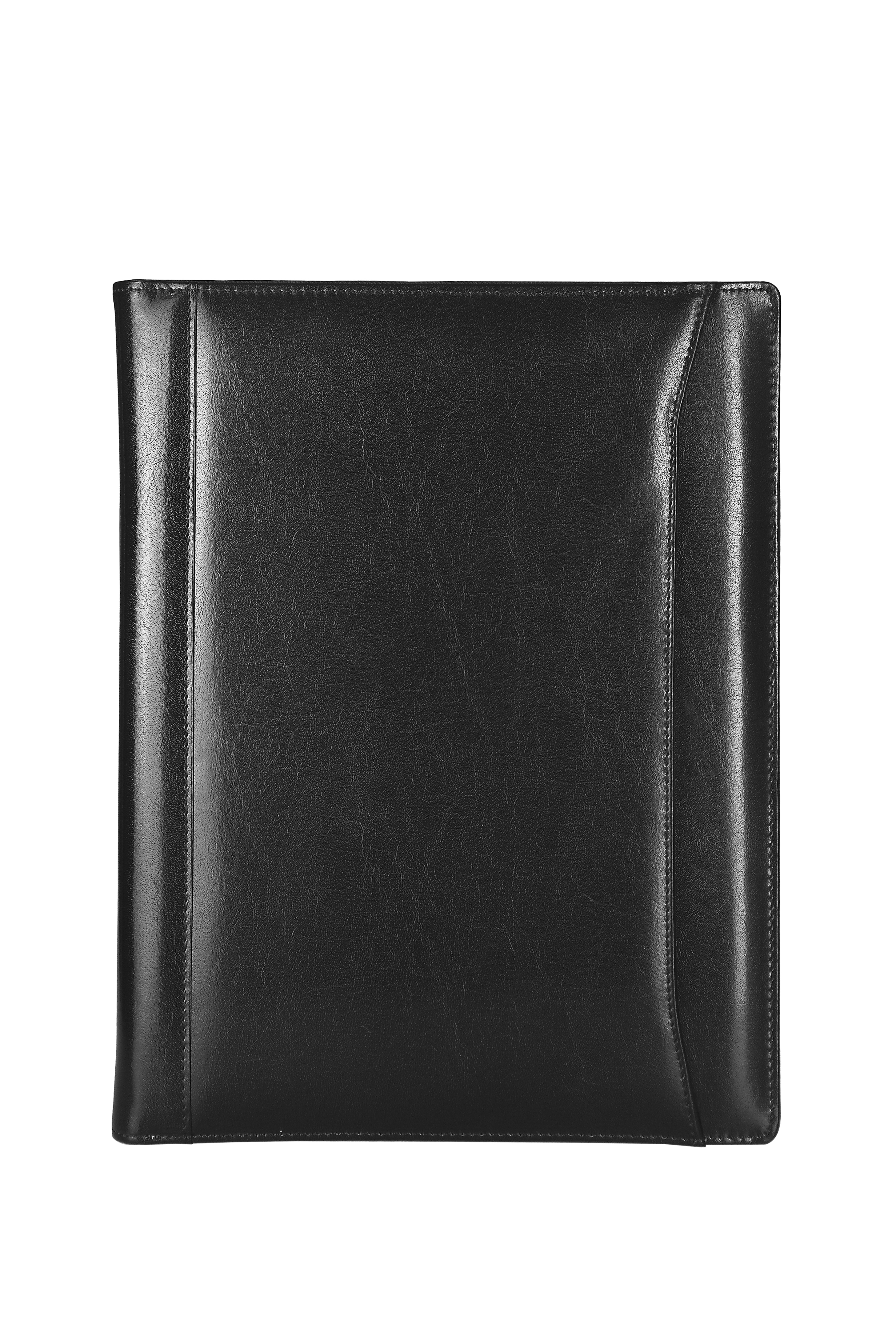 Black Atlantis Leather Non Zippered Padfolio 9