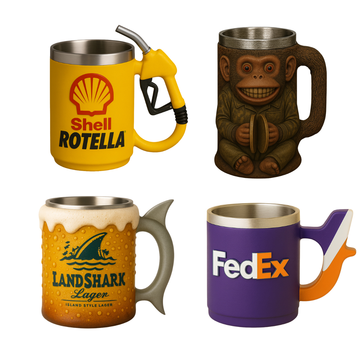 EpicMug Customizable Resin Molded Exterior Mug - Stainless Steel 450ML 6