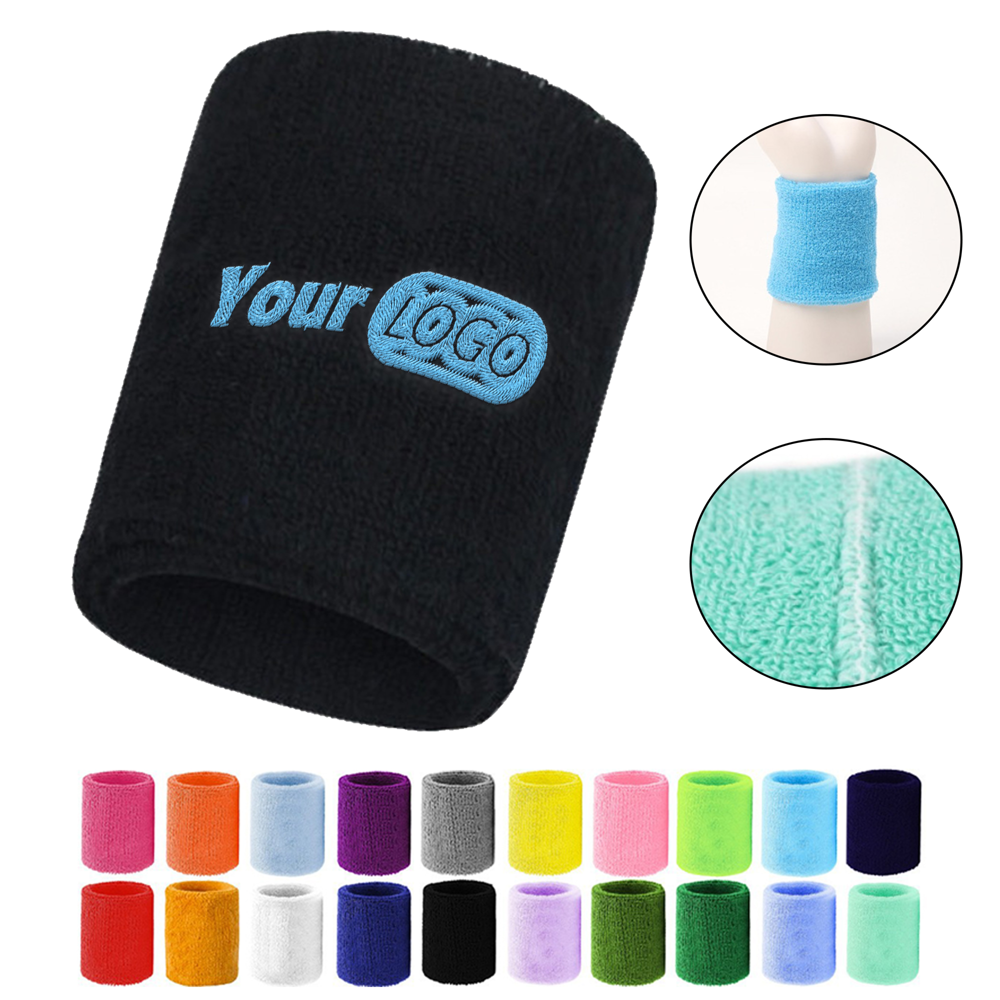 Sports Sweat Absorbing Wristband 4