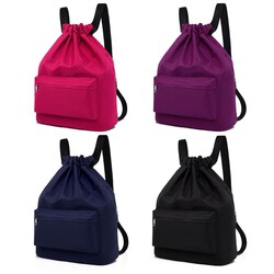 Pull rope backpack waterproof bag