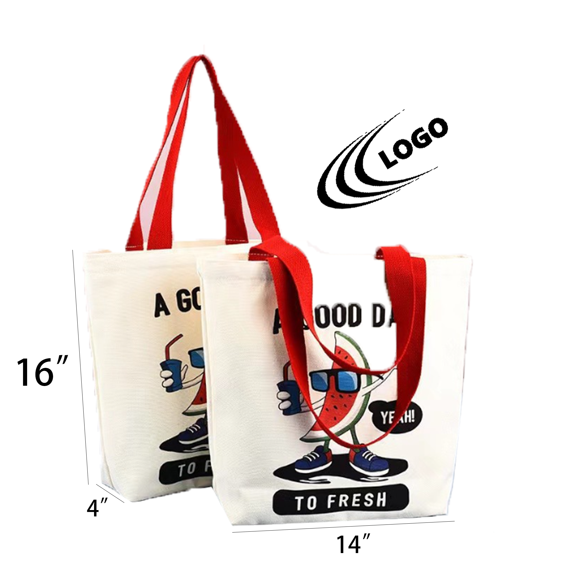 Everyday 10 Oz Cotton Canvas Tote Bag 3