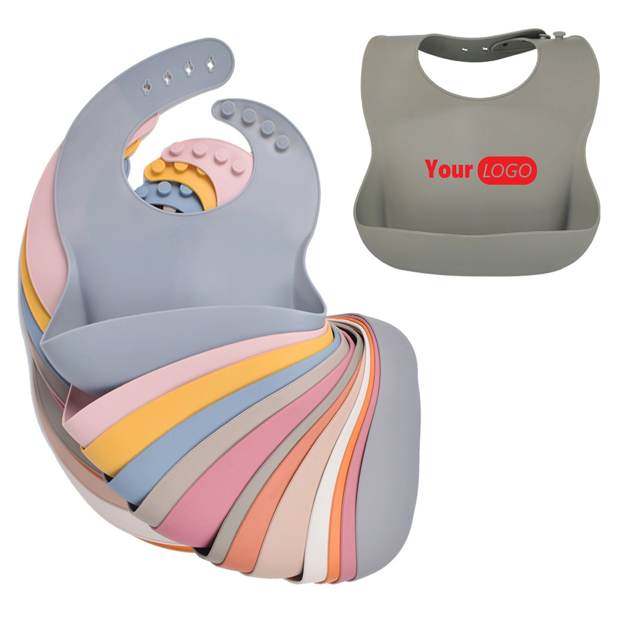 Silicone Bibs for Babies MOQ 50 PCS 6