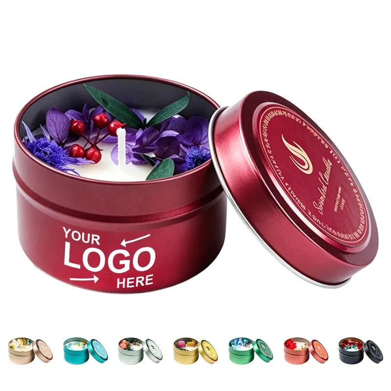 Round Tin Scented Candle