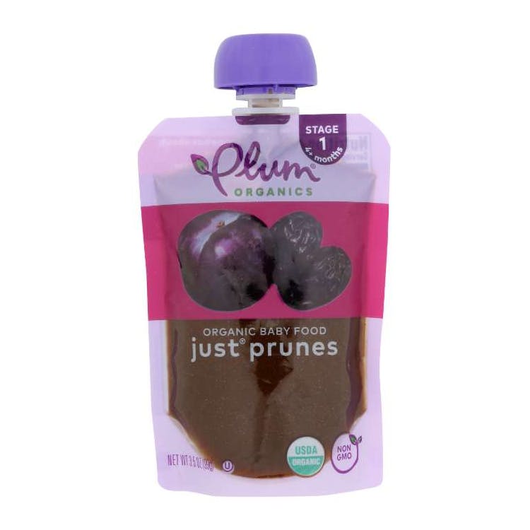 Plum Organics Baby Puree 12pk - Prunes 3