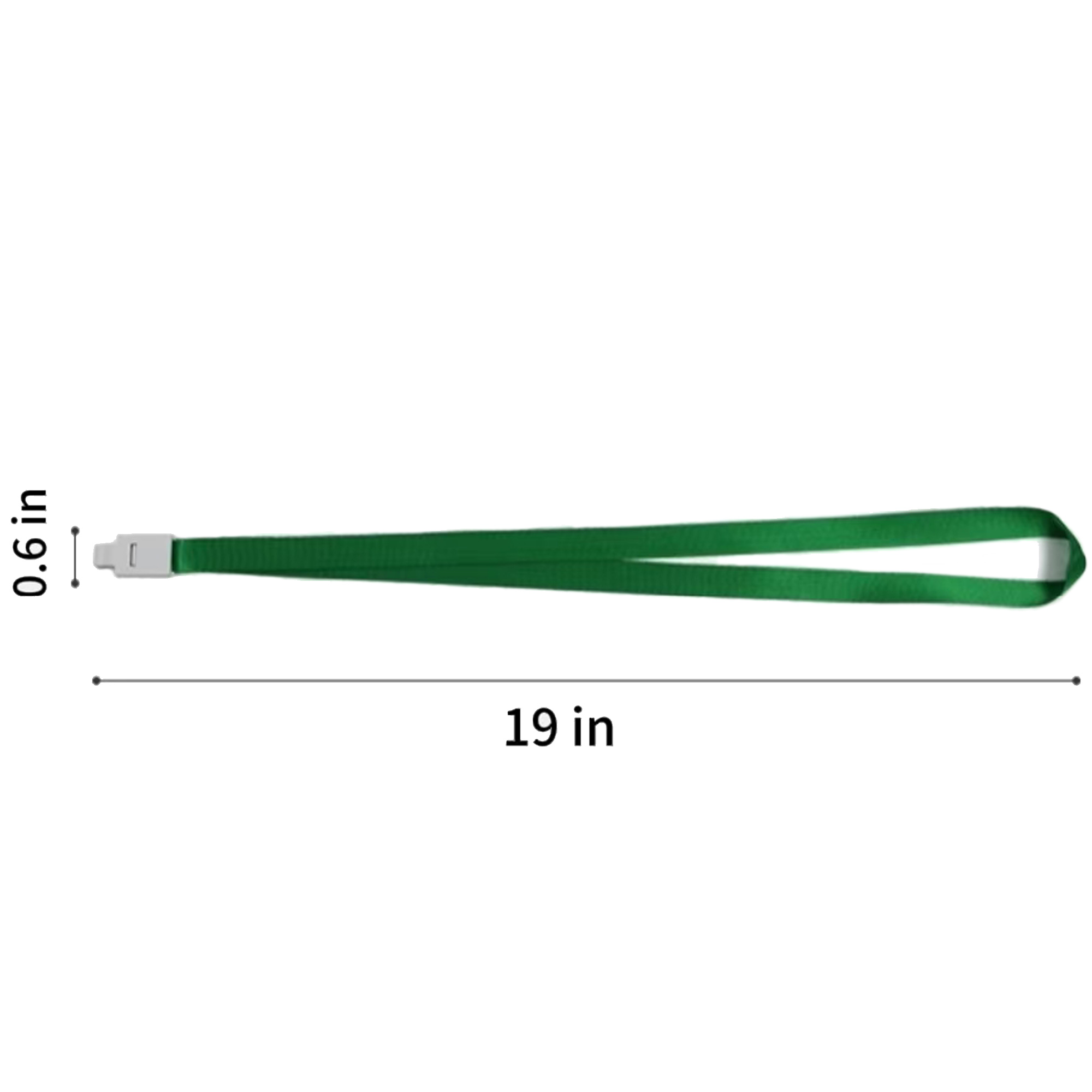 Polyester Neck Strap With ID Work Card Clip Lanyard 8