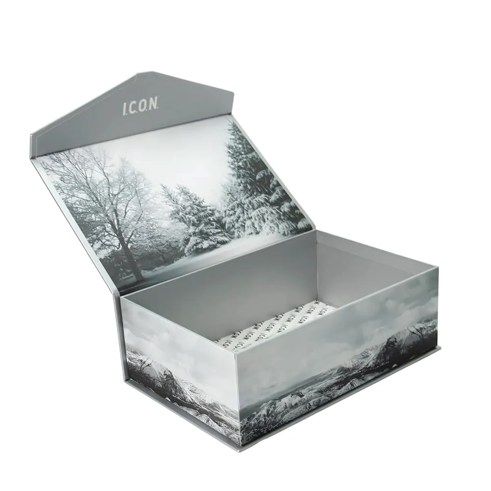 Custom Magnetic Gift Box with Tissue Paper