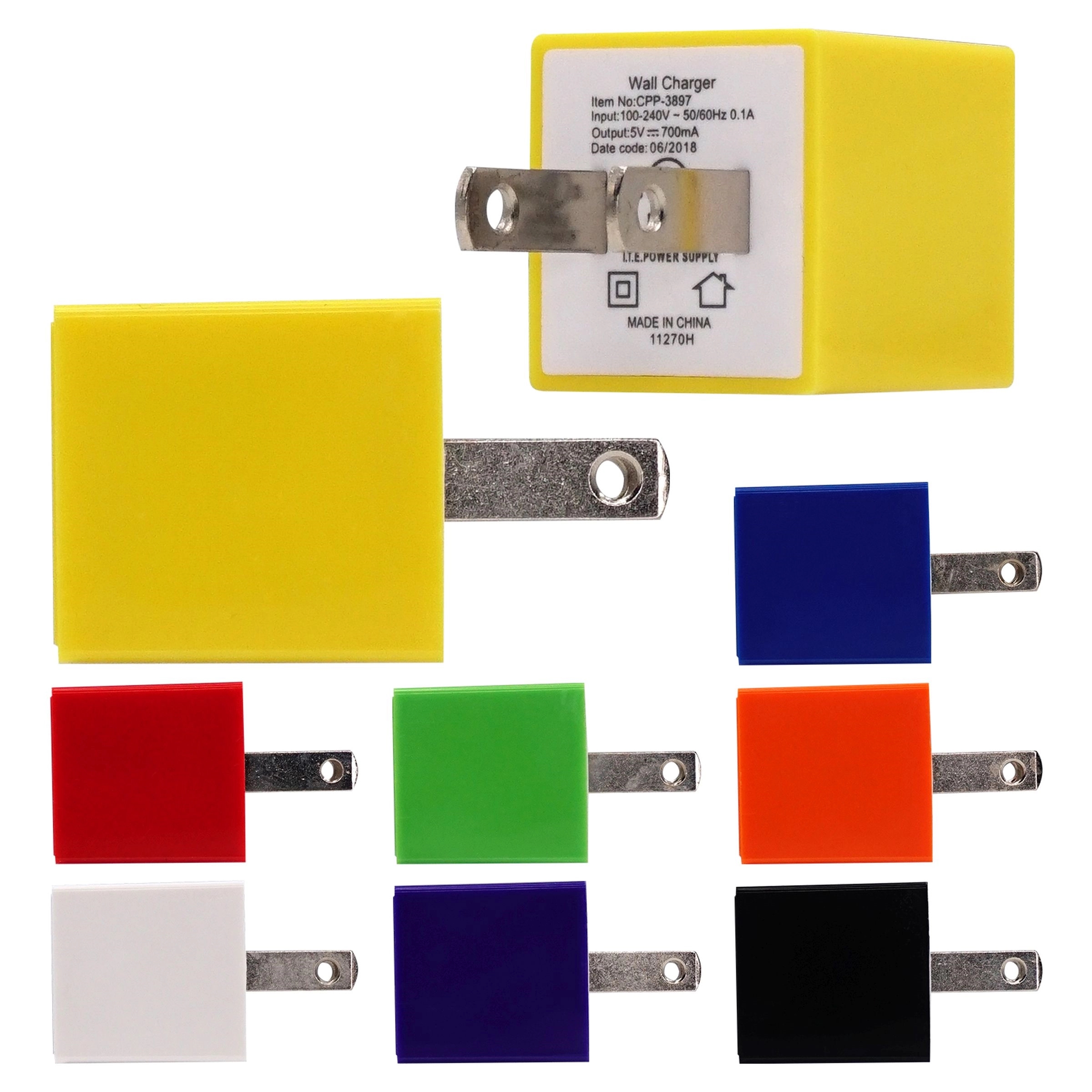 UL Square USB Wall Charger 4