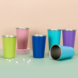 16 oz Stainless Steel Pint Cups