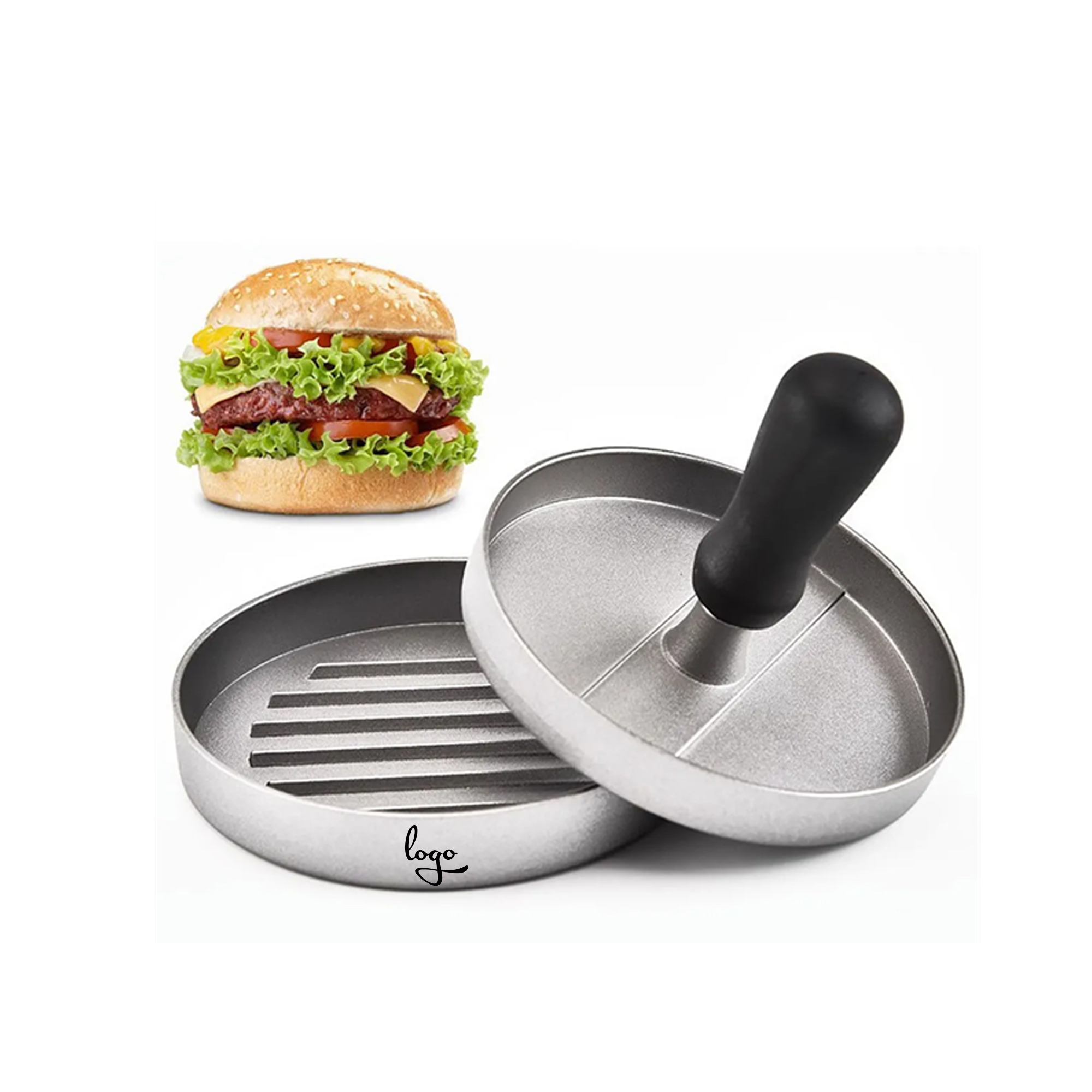 Aluminum Hamburger Press Patty Maker 2