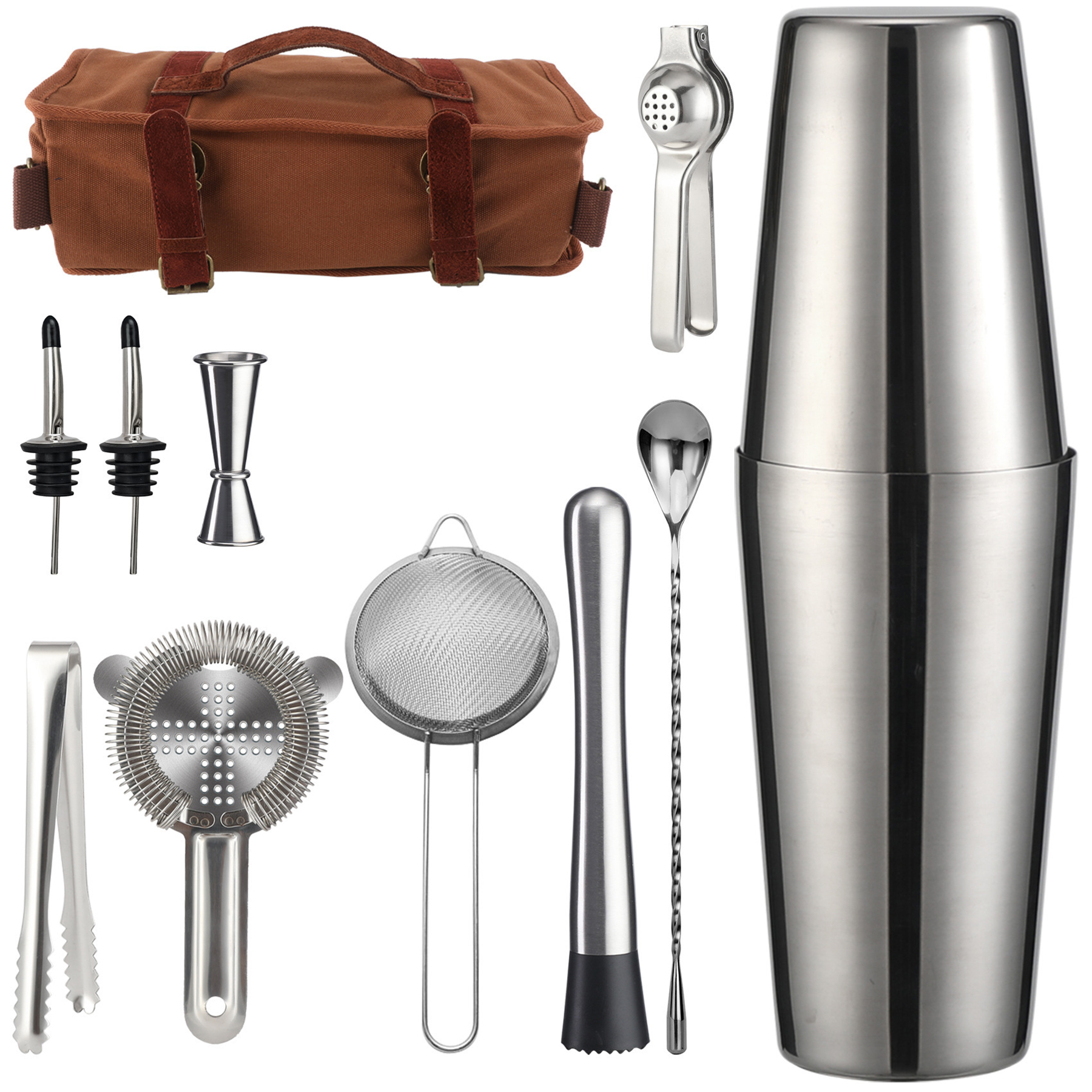 Bartender Portable Travel Kit Bag 16