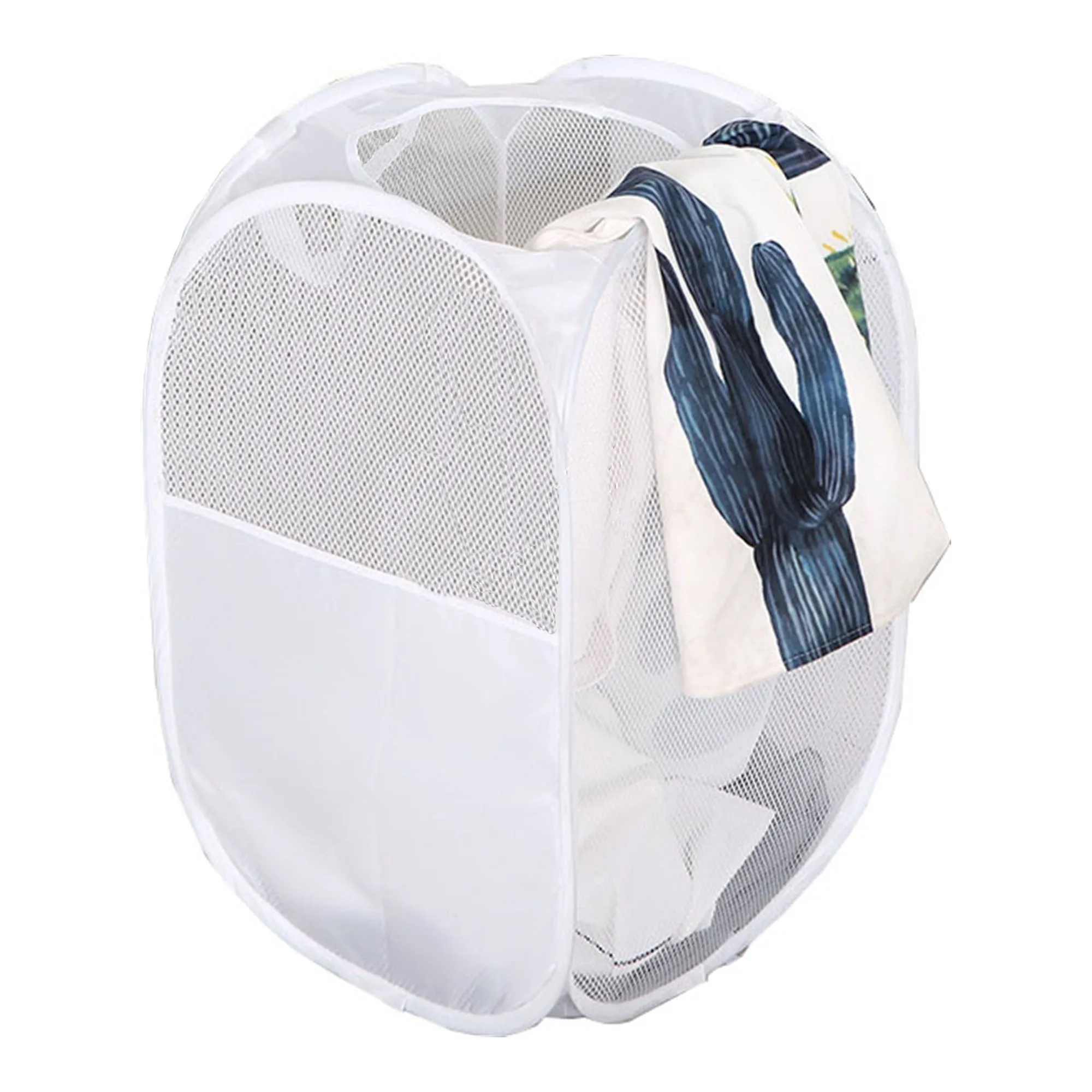 Durable Handle Collapsible Mesh Laundry Basket 20