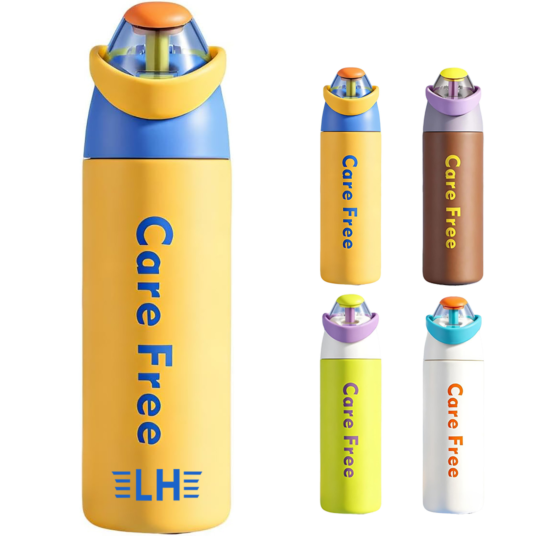Insulated Water Bottle with Straw Sports Tumbler