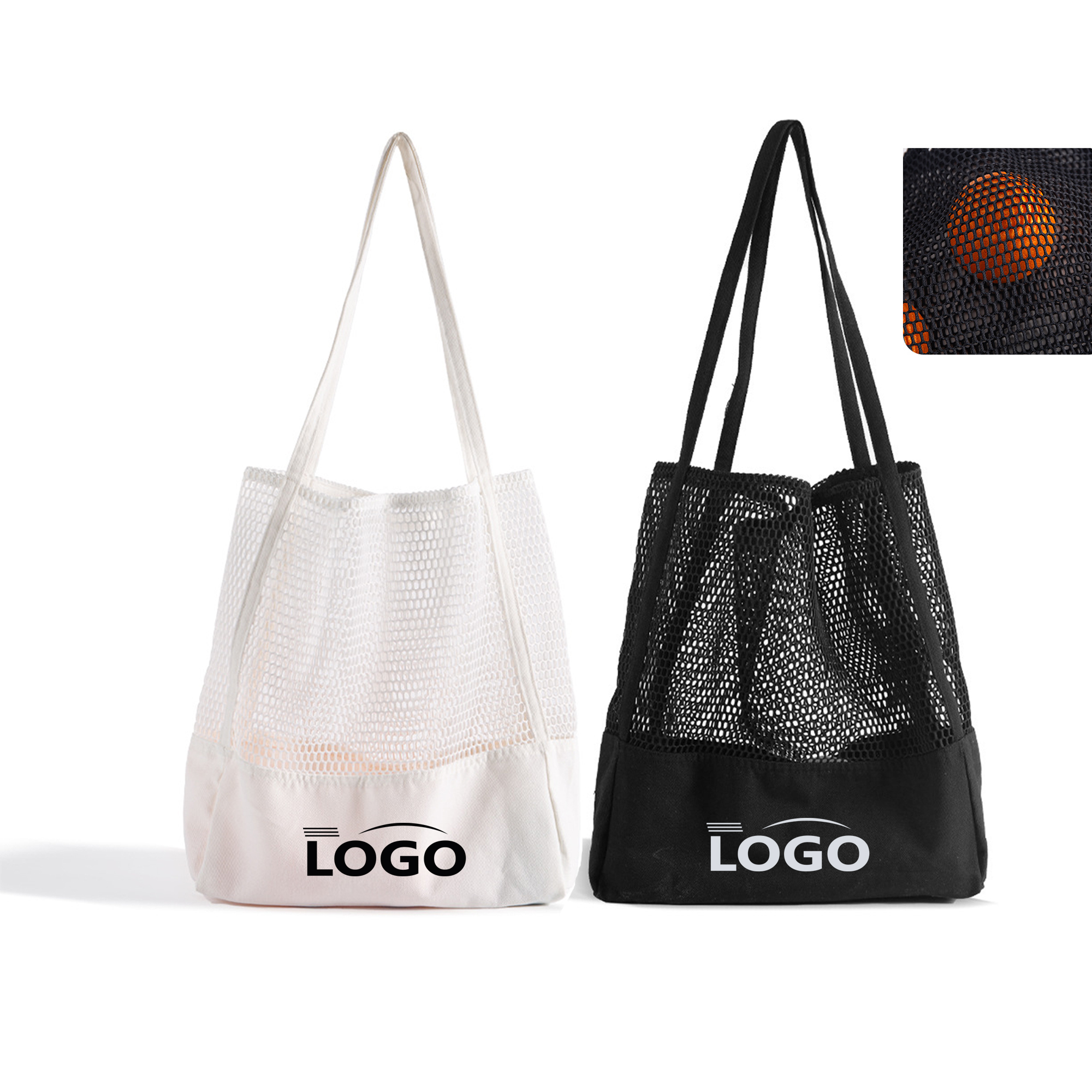 Summer Travel Mesh Beach Tote Bag 3