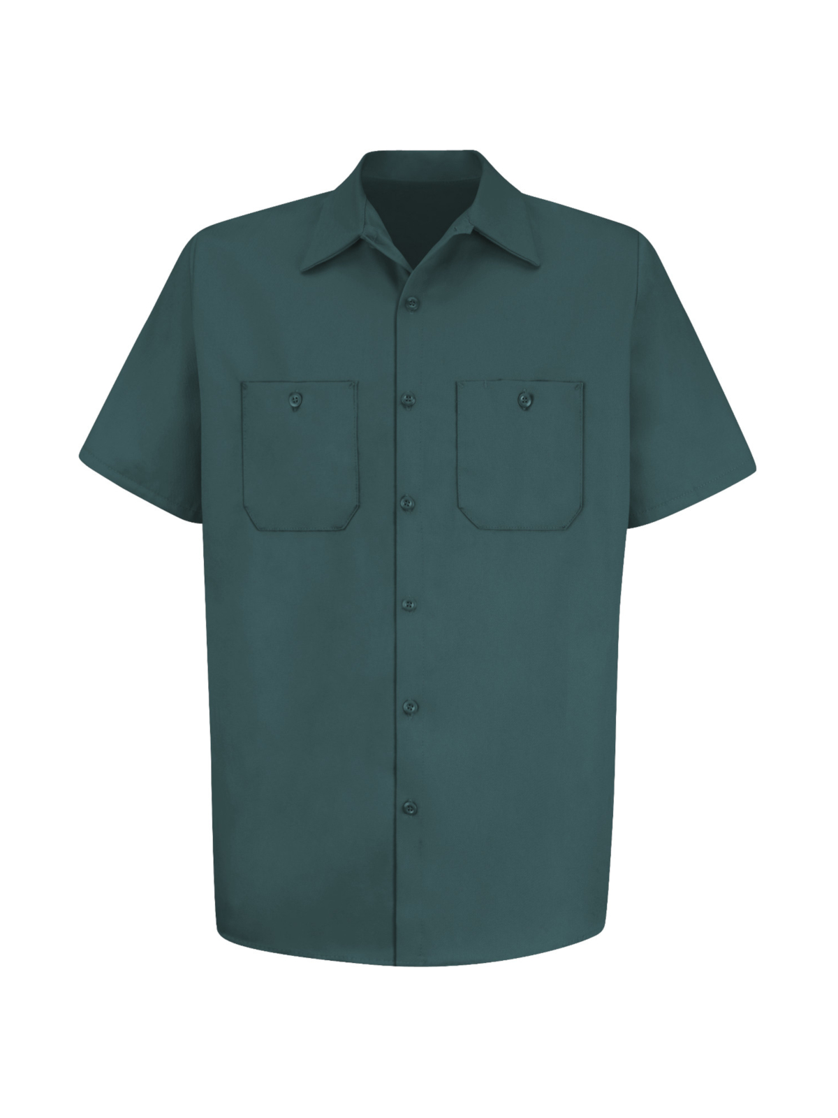 Red Kap Shirts - Men's Short Sleeve Wrinkle-Resistant Cotton Work Shirt