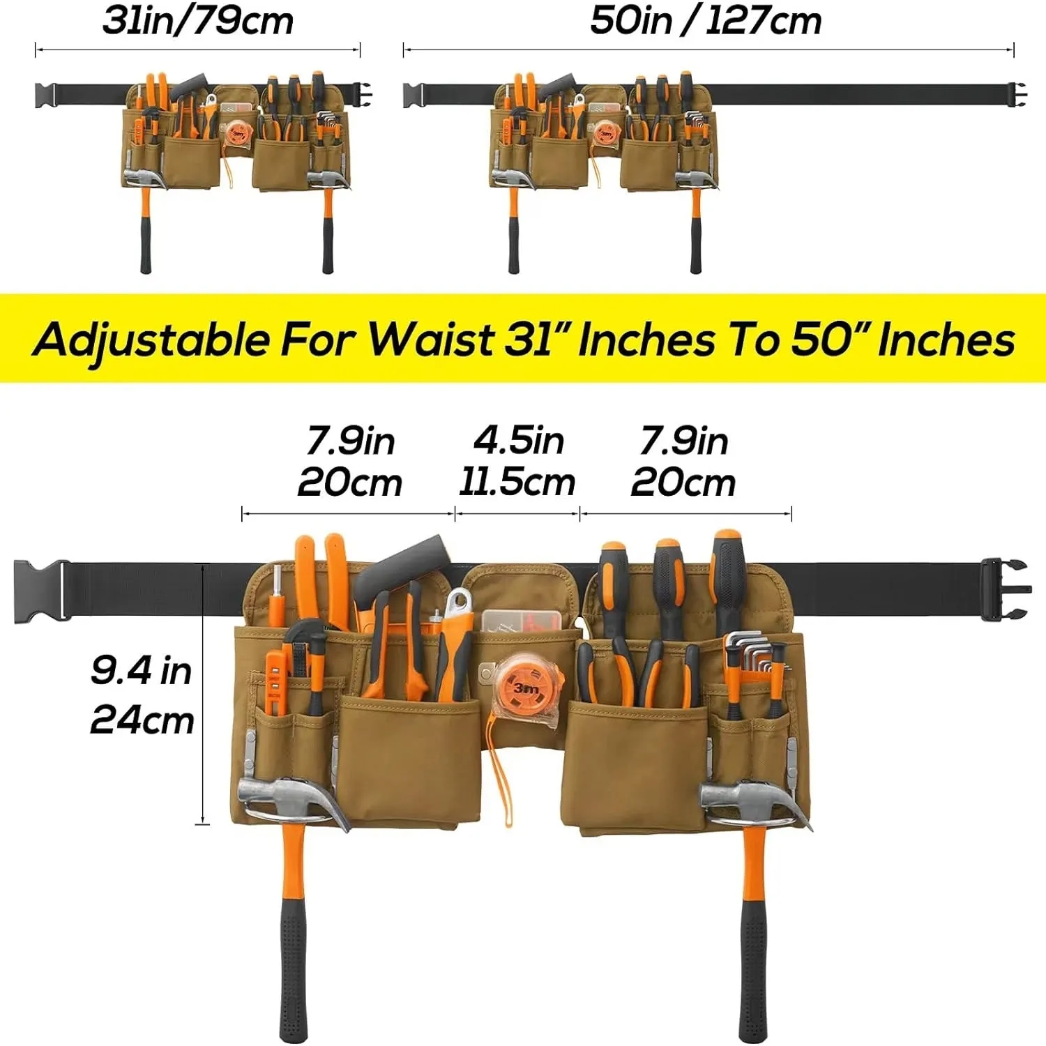 19 Pocket Tool Belts 17
