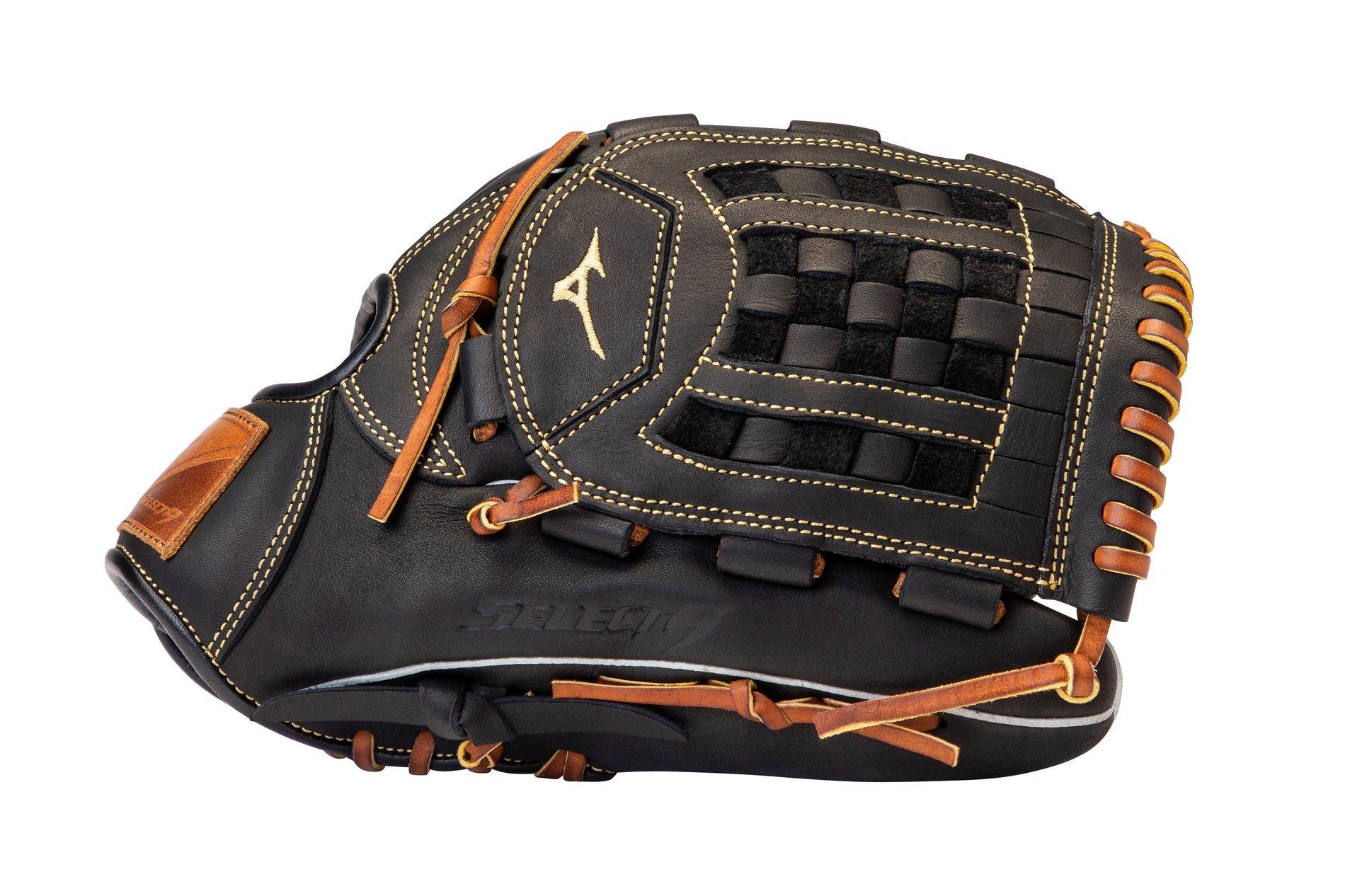 Select 9 Pitcher Baseball Glove 12", Arched Tartan Web, BioSoft Leather, Center Pocket Design 11