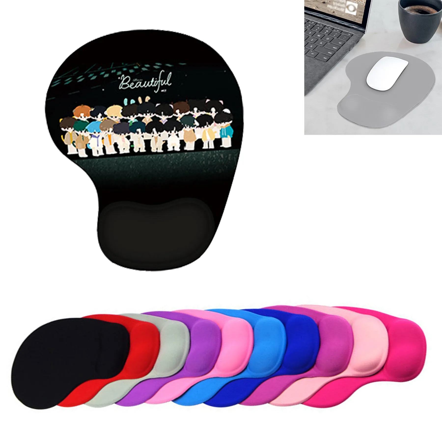 Silicone Wrist Rest Mouse Pad