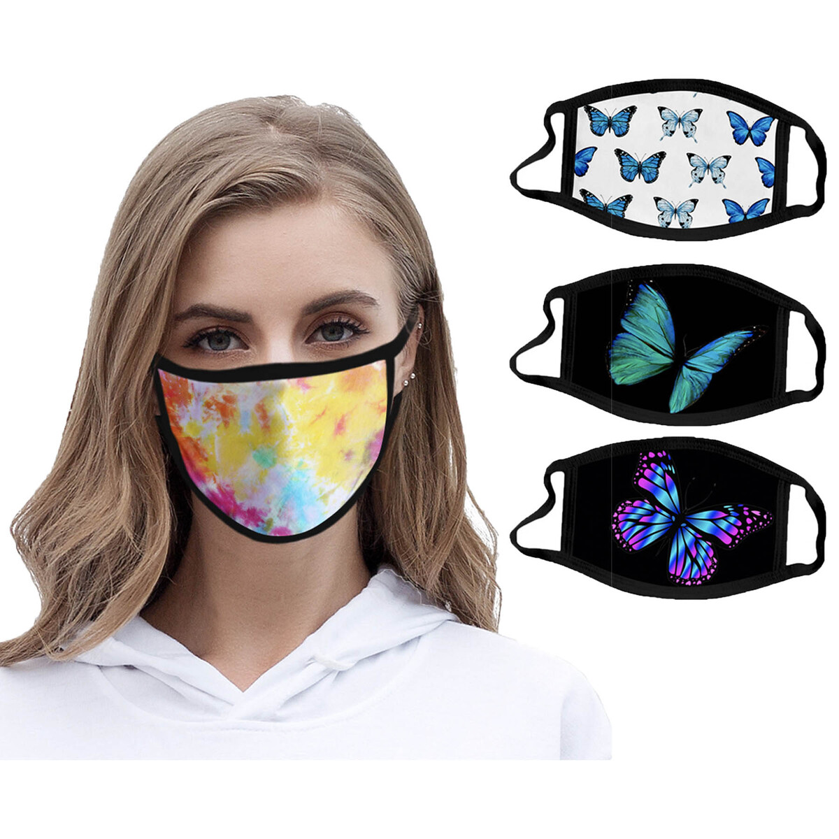 Custom Full-Color Reusable Face Mask