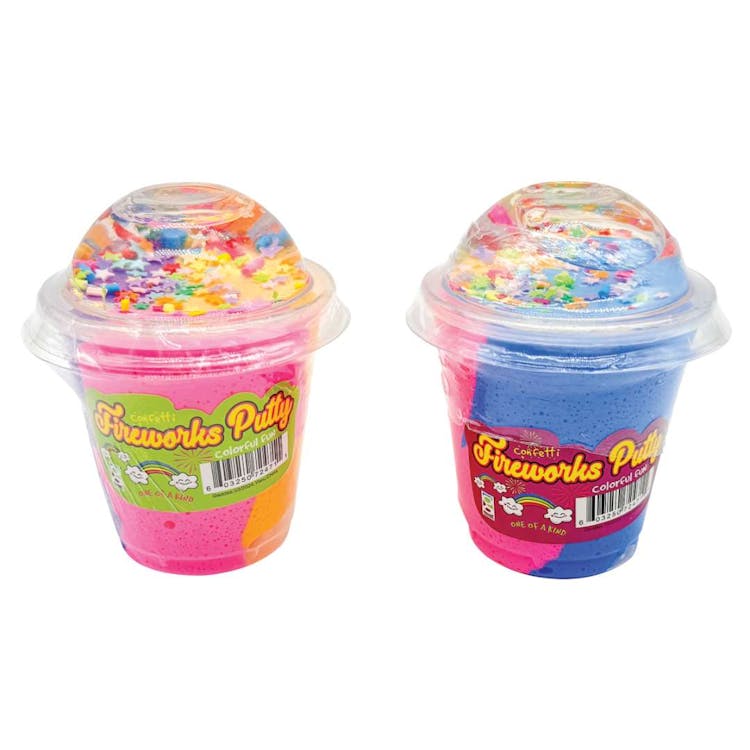 Confetti Fireworks Putty - Assorted 3