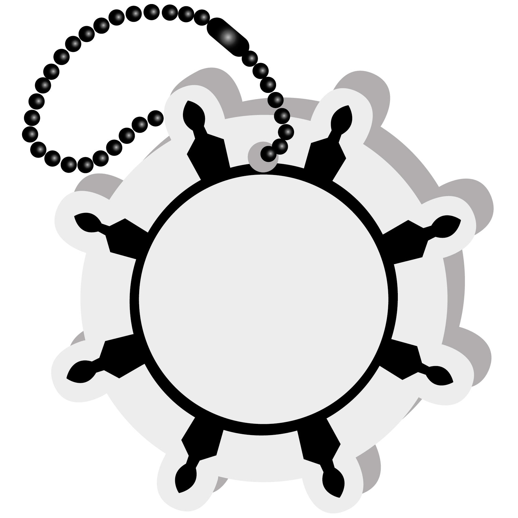 Ships Wheel Key Tag 32