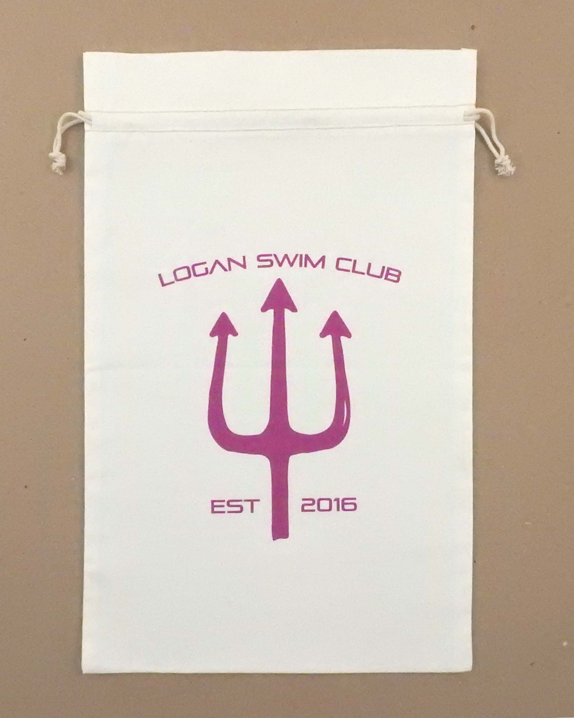 “Duplex” Cotton Double Drawstring Bag 10 x 16"