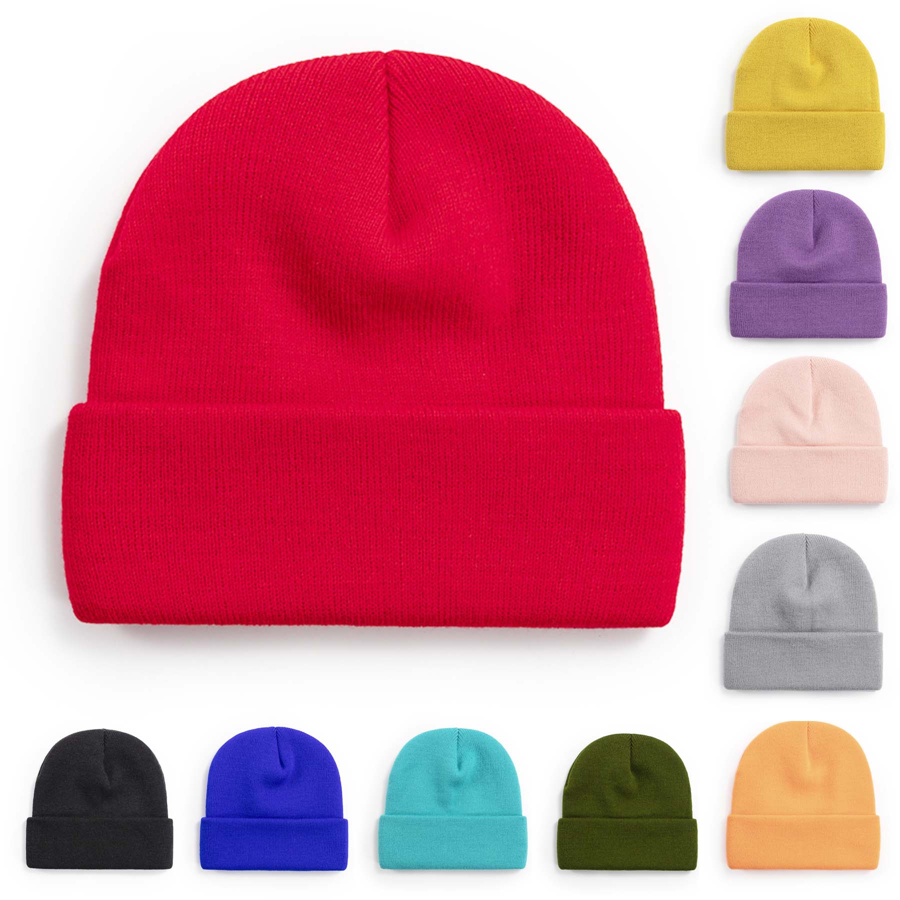 Jacquard Knitting Beanies Hats