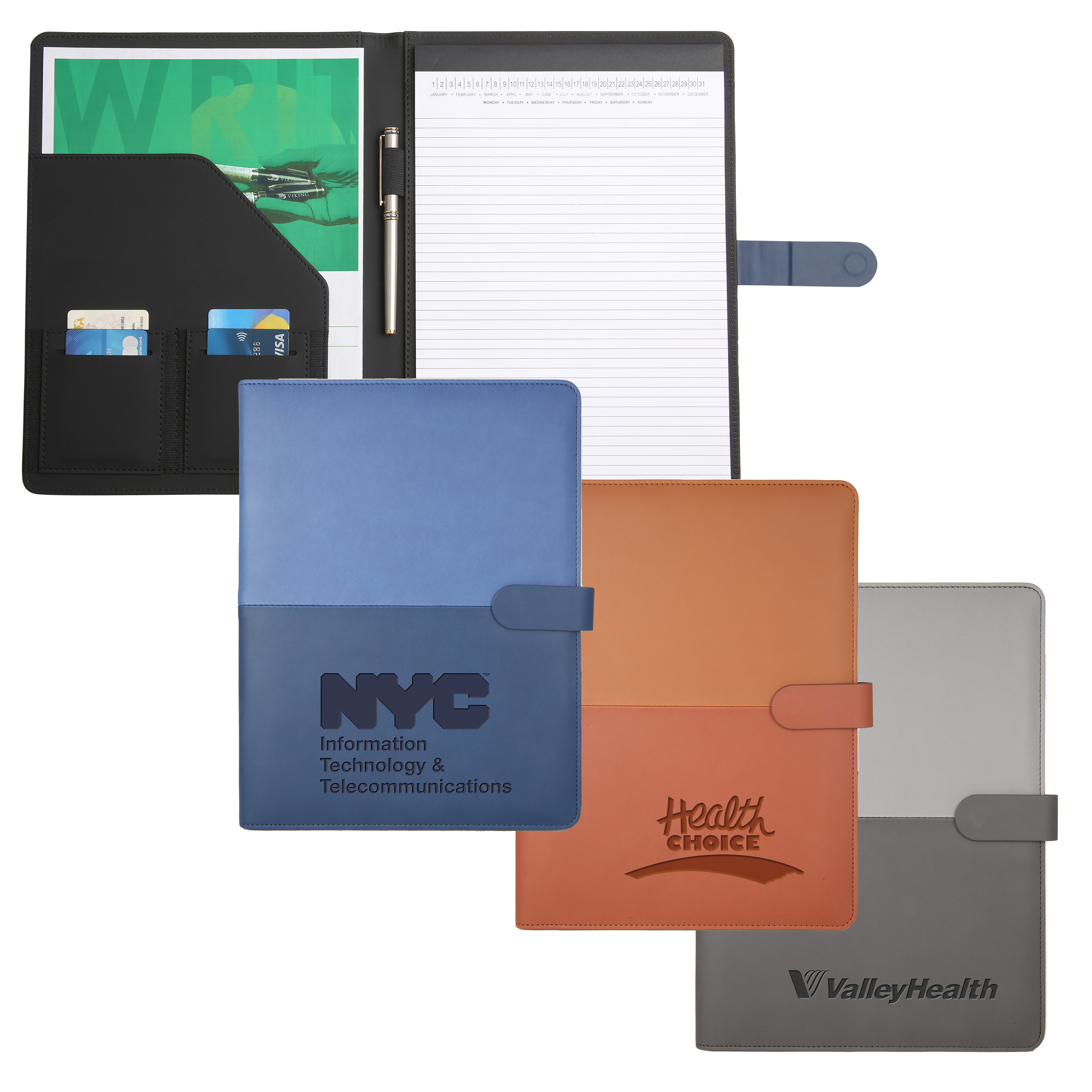Letterman Two-Tone Padfolio