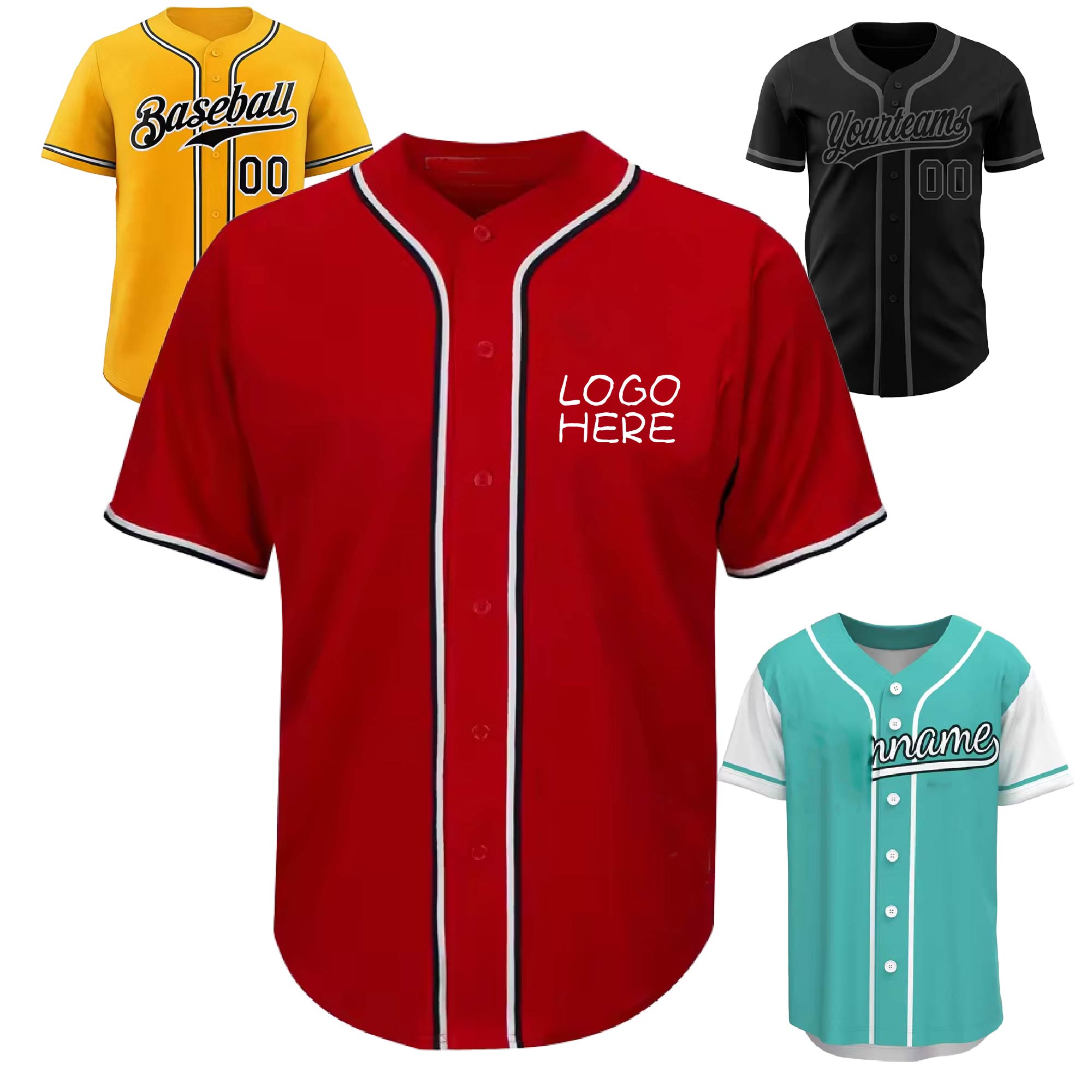 Sublimated Adult Baseball Jersey 3