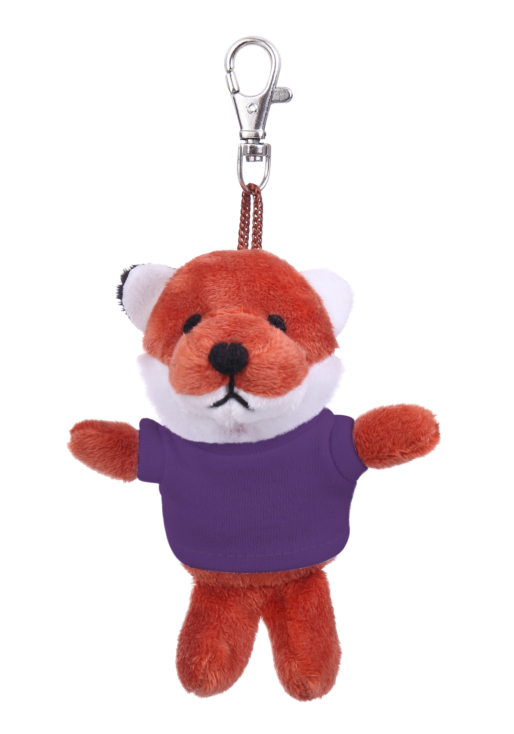 Soft Plush Fox Keychain with Tee 18