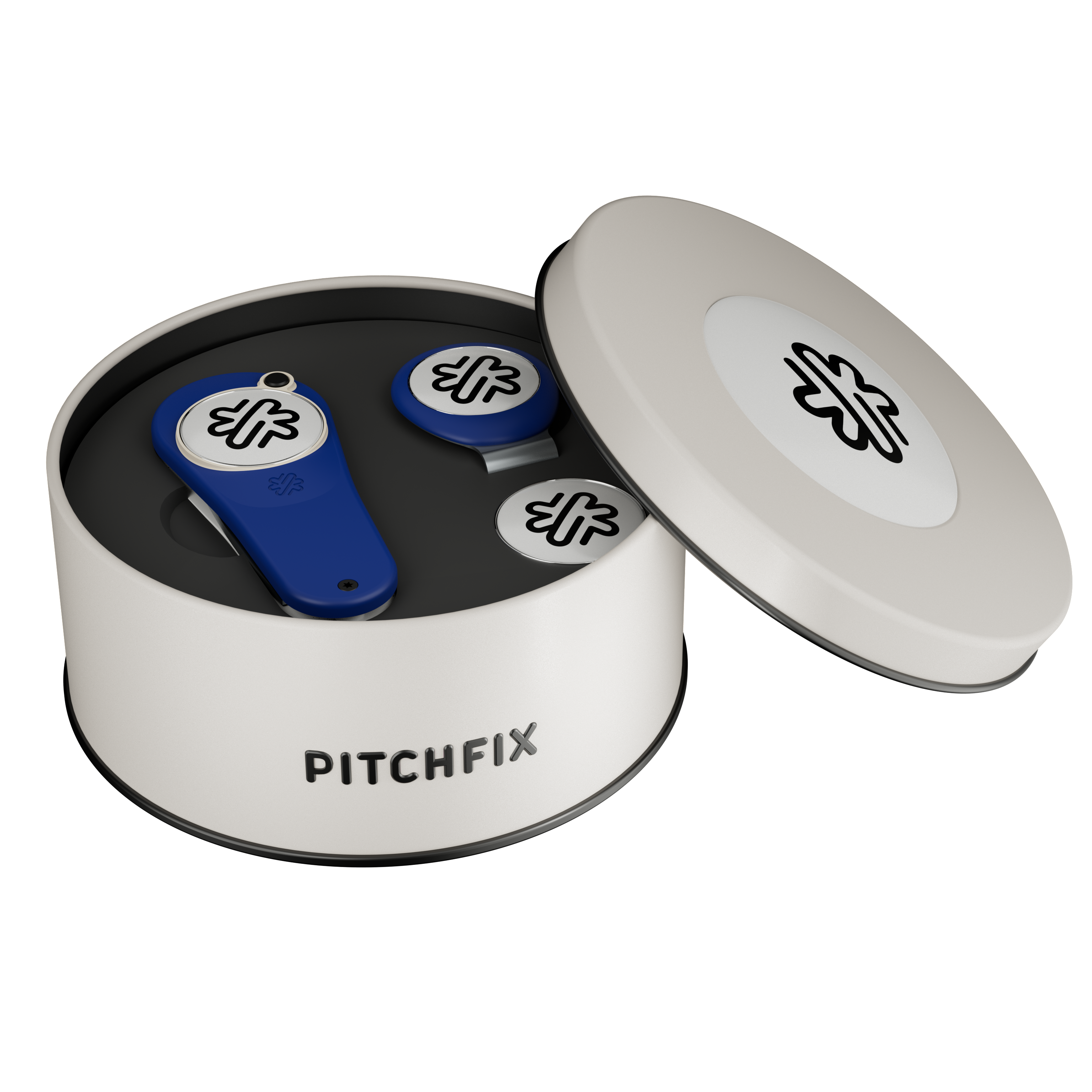 Pitchfix Original Golf Divot Tool in Round Tin 10