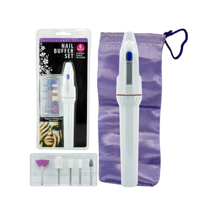 Nail Buffer Sets - 6 Piece Battery Operated 3