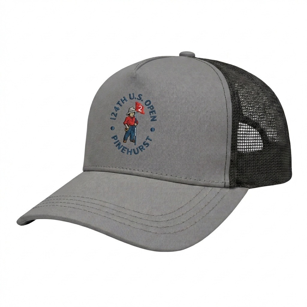USA Made Contrast Mesh Back Brushed Front Snapback Trucker