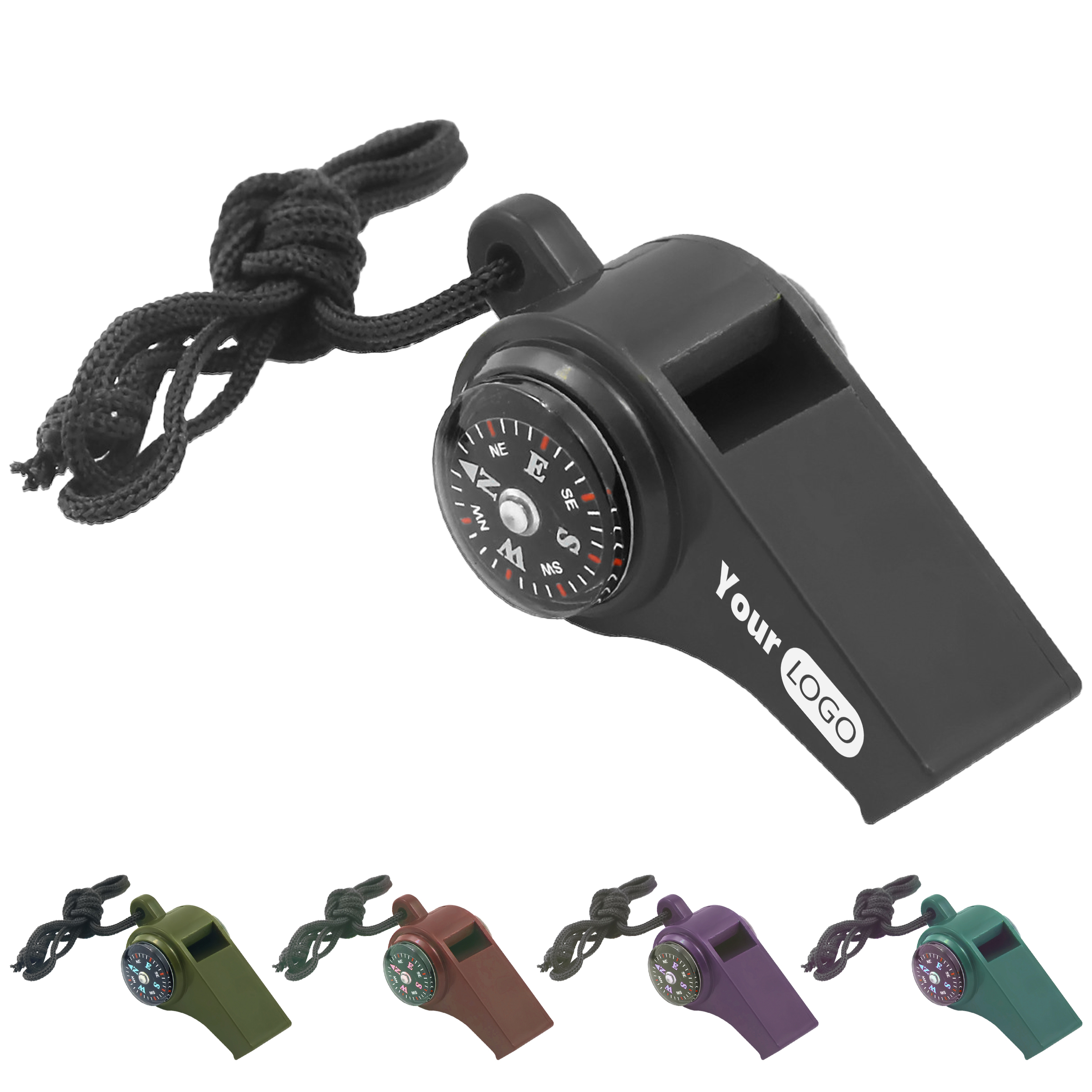 Abs Outdoor 3-In-1 Survival Whistle 8