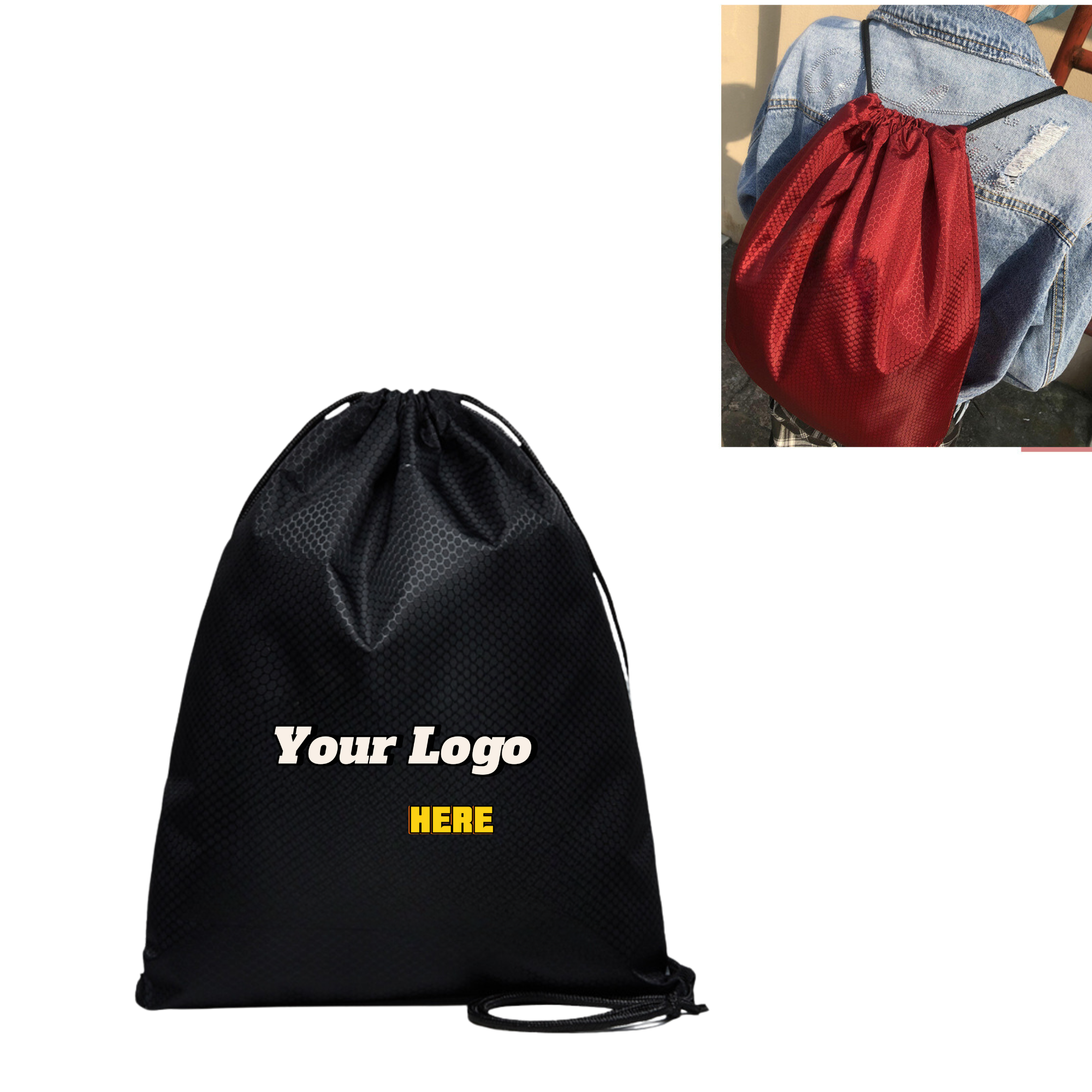 Durable Waterproof Drawstring Sport Bag 3