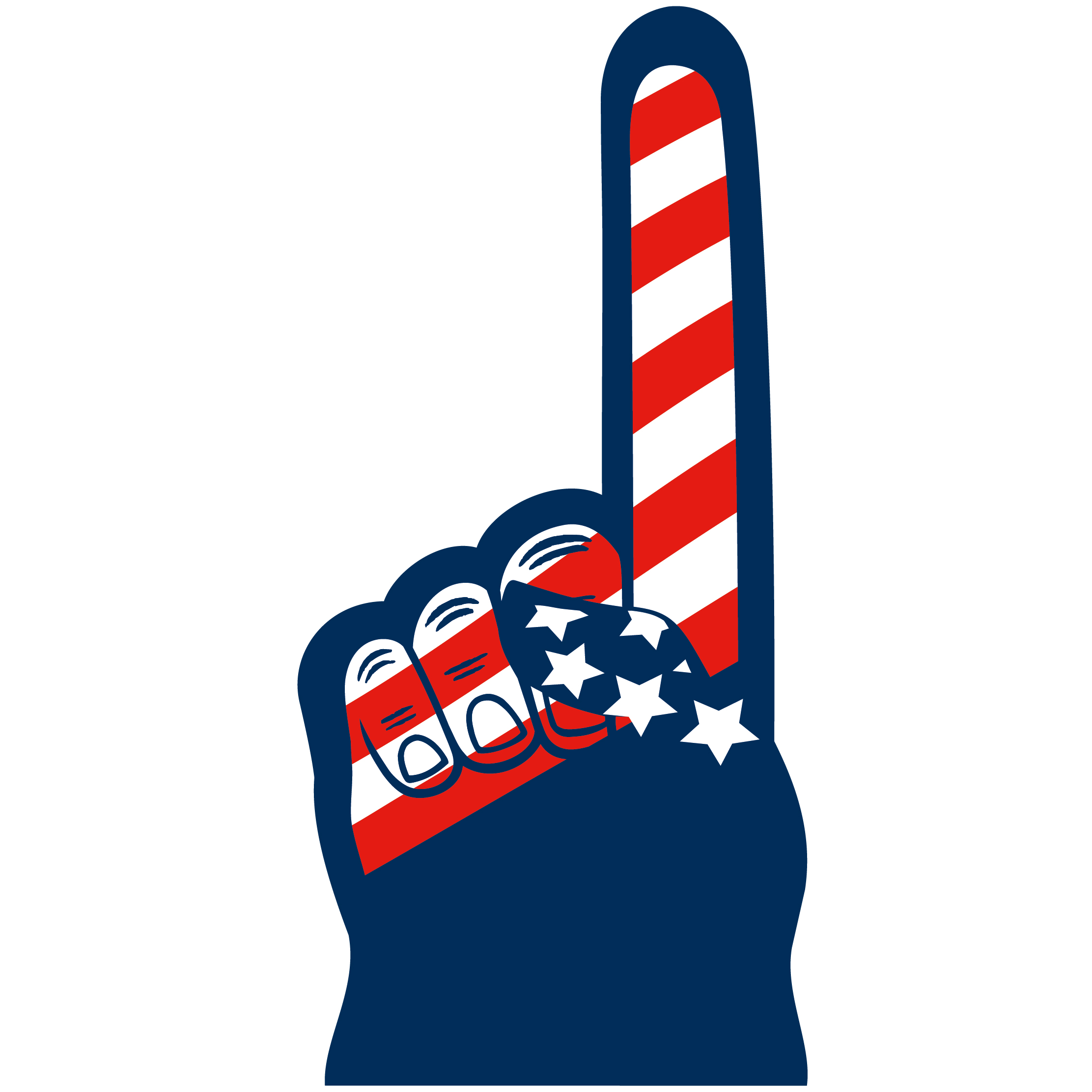 18" USA #1 Foam Hand 39