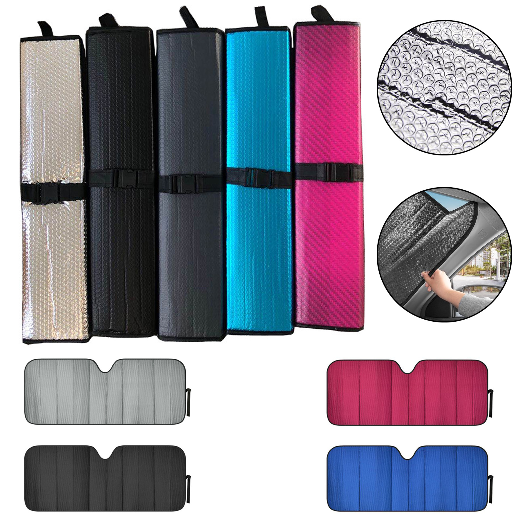 Auto Front Windshield Sun Shade 6