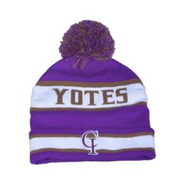 Custom Knitted Beanie With Poms