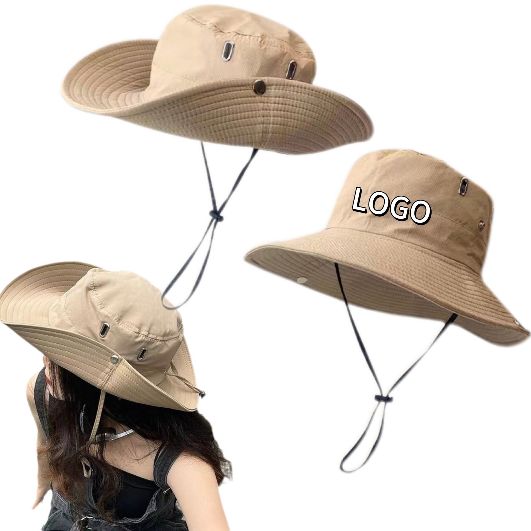 Large Brim Sunscreen Hiking Hat