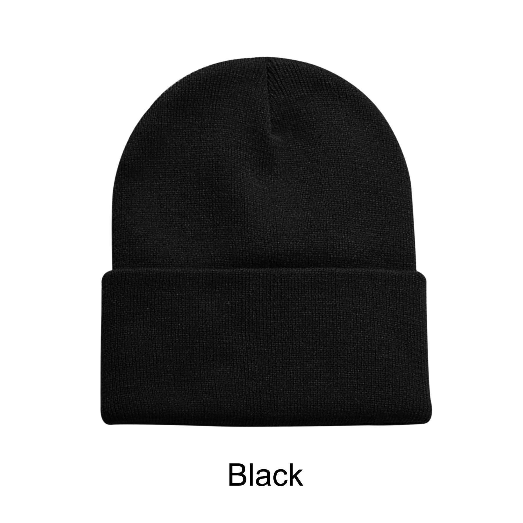 12" High Acrylic Beanie Knit Cap 21