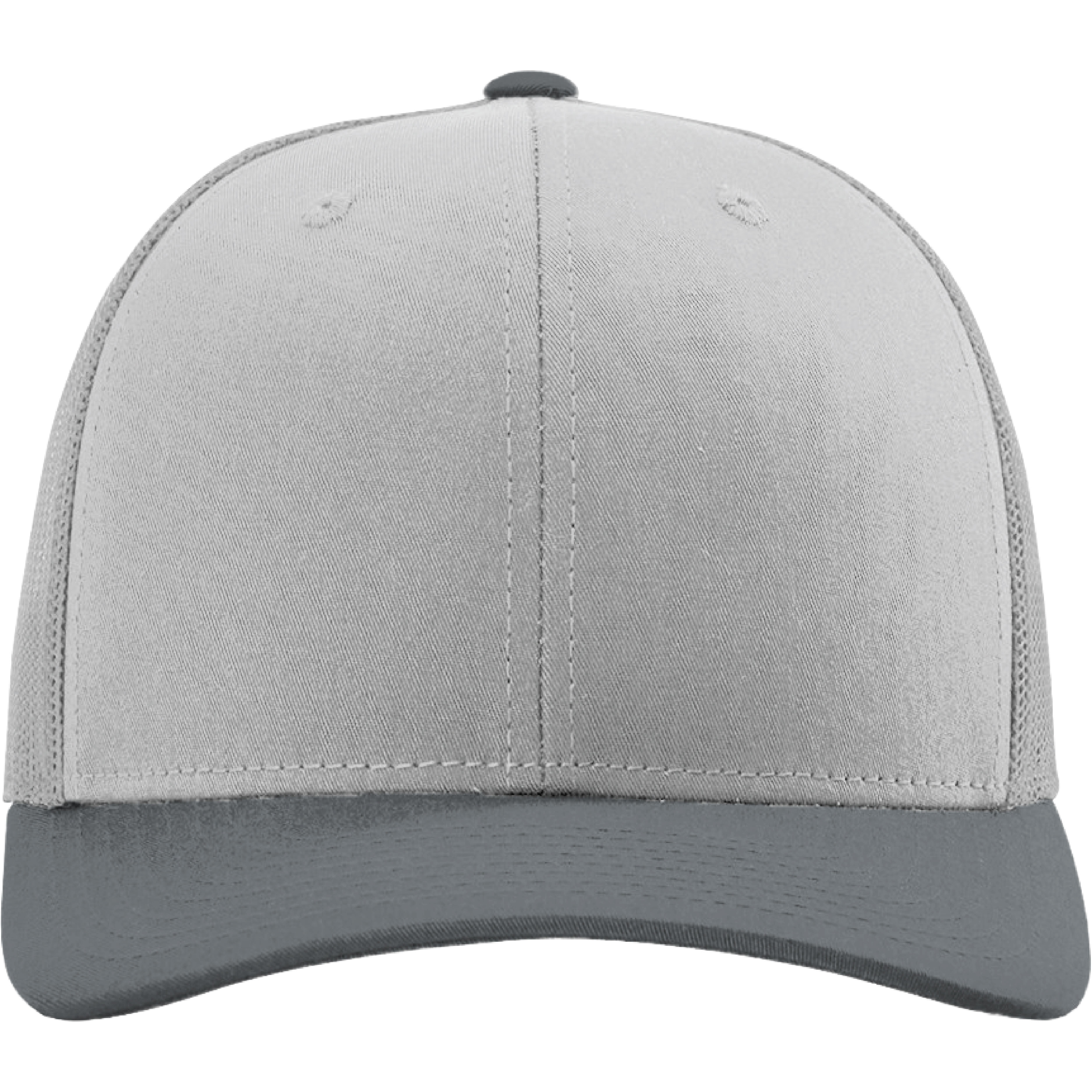 Richardson 112 6-Panel Snapback Trucker Hat w/Leatherette Adhesive Patches or Embroidery 491