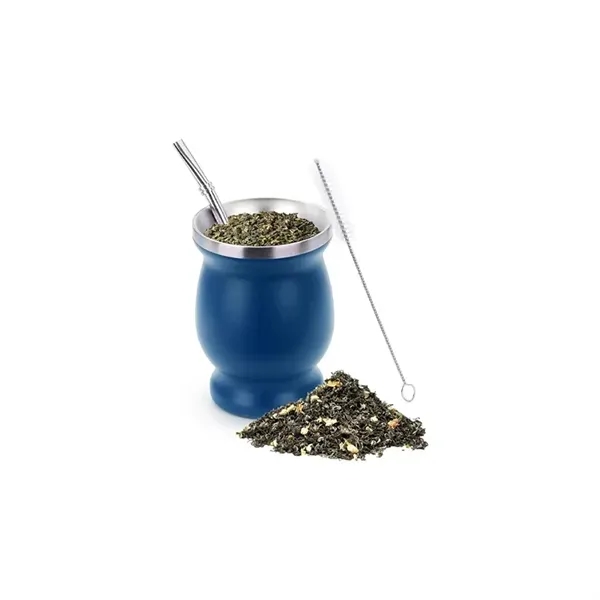 8 Ounce Yerba Mate Cup - Includes Reusable Straw 12