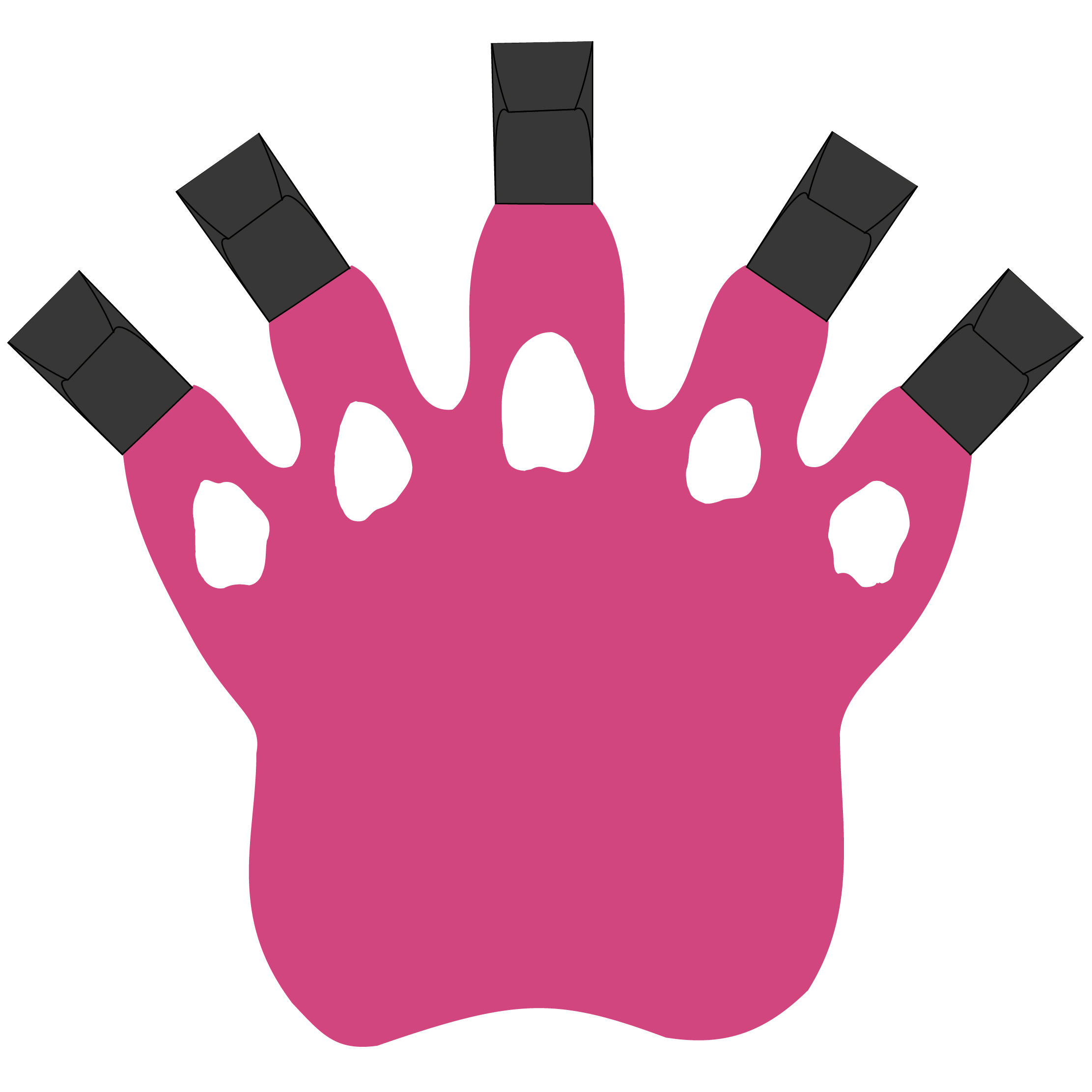 5 Claw Paw Mitt 51