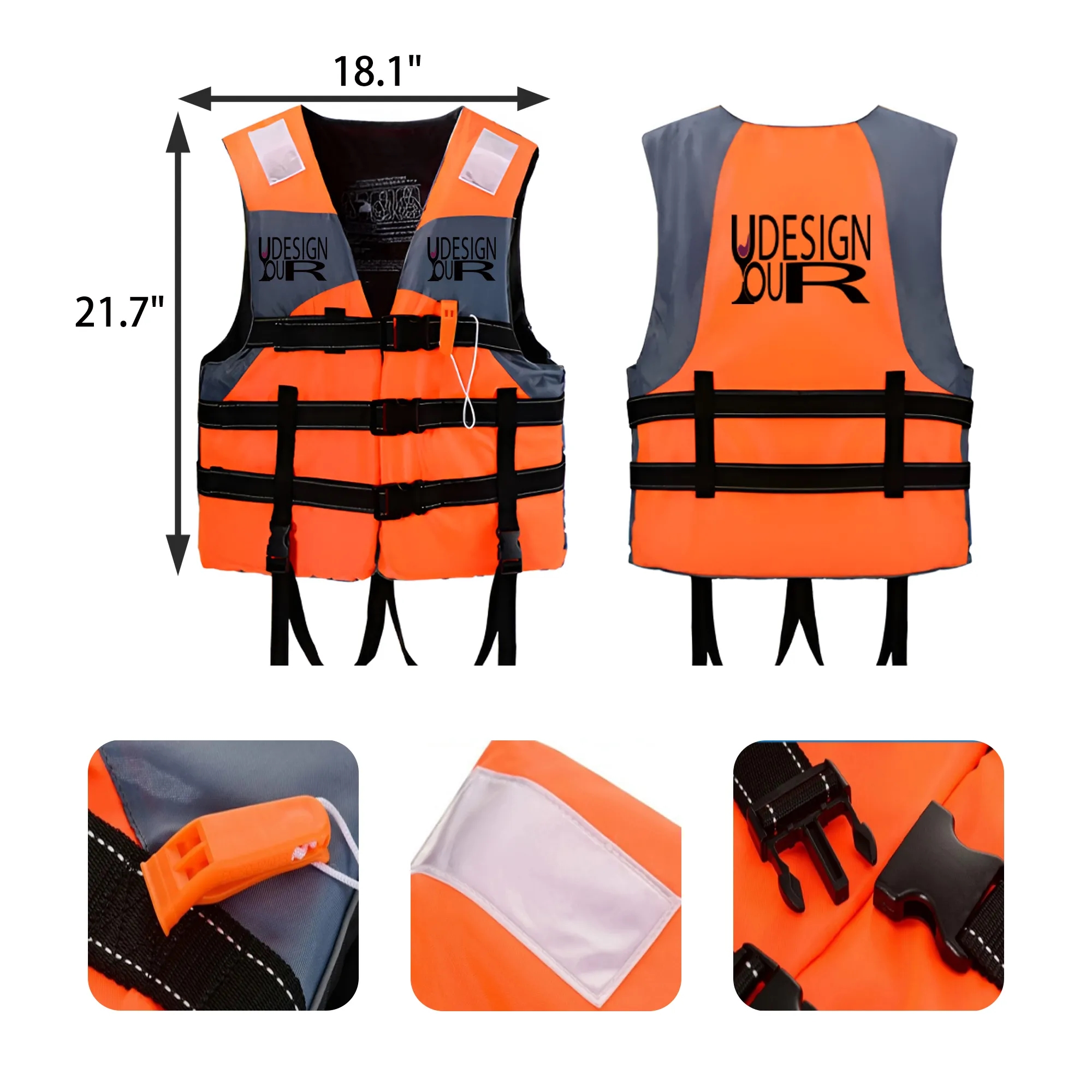 MOQ 30 PCS Water Safety Rescue Vest 5