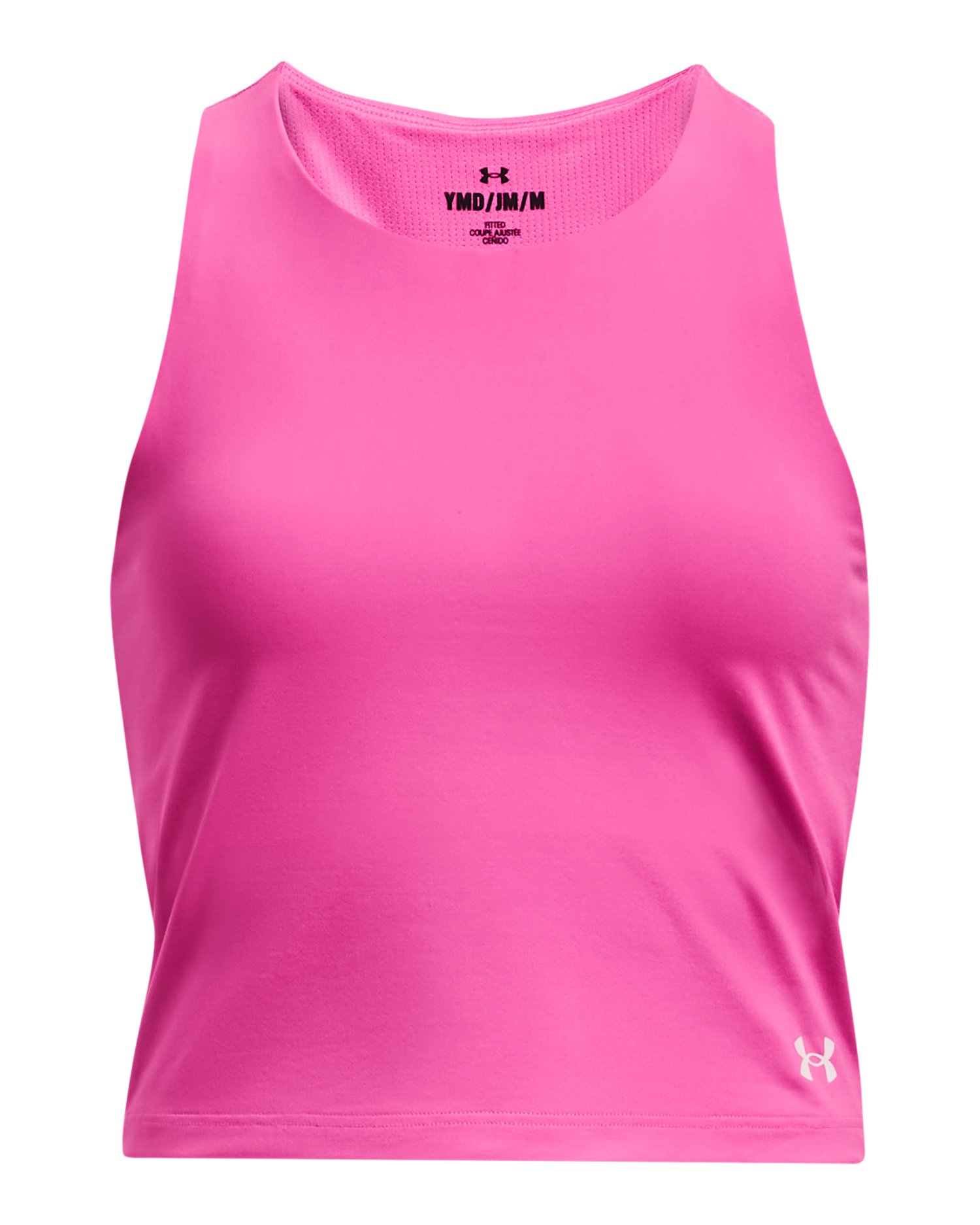 UA Motion Girls' Crop Tank 8
